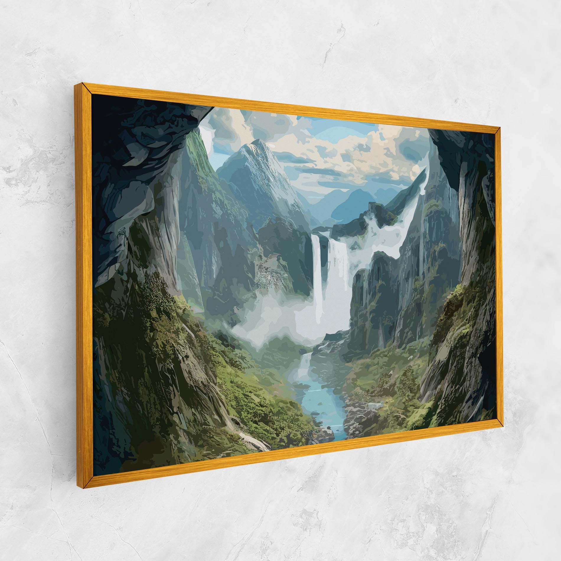 Amazing Waterfall mockup 1