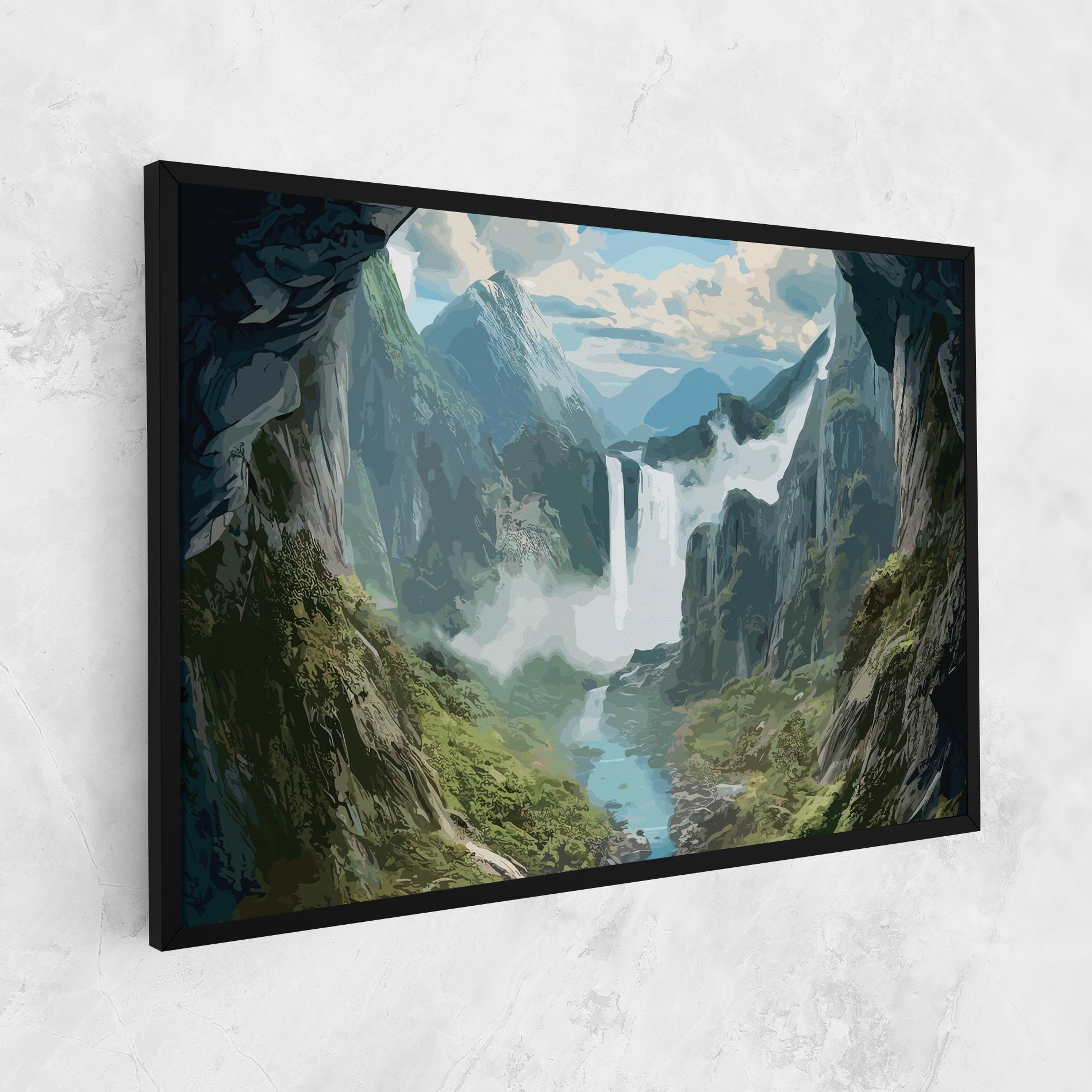 Amazing Waterfall mockup 1