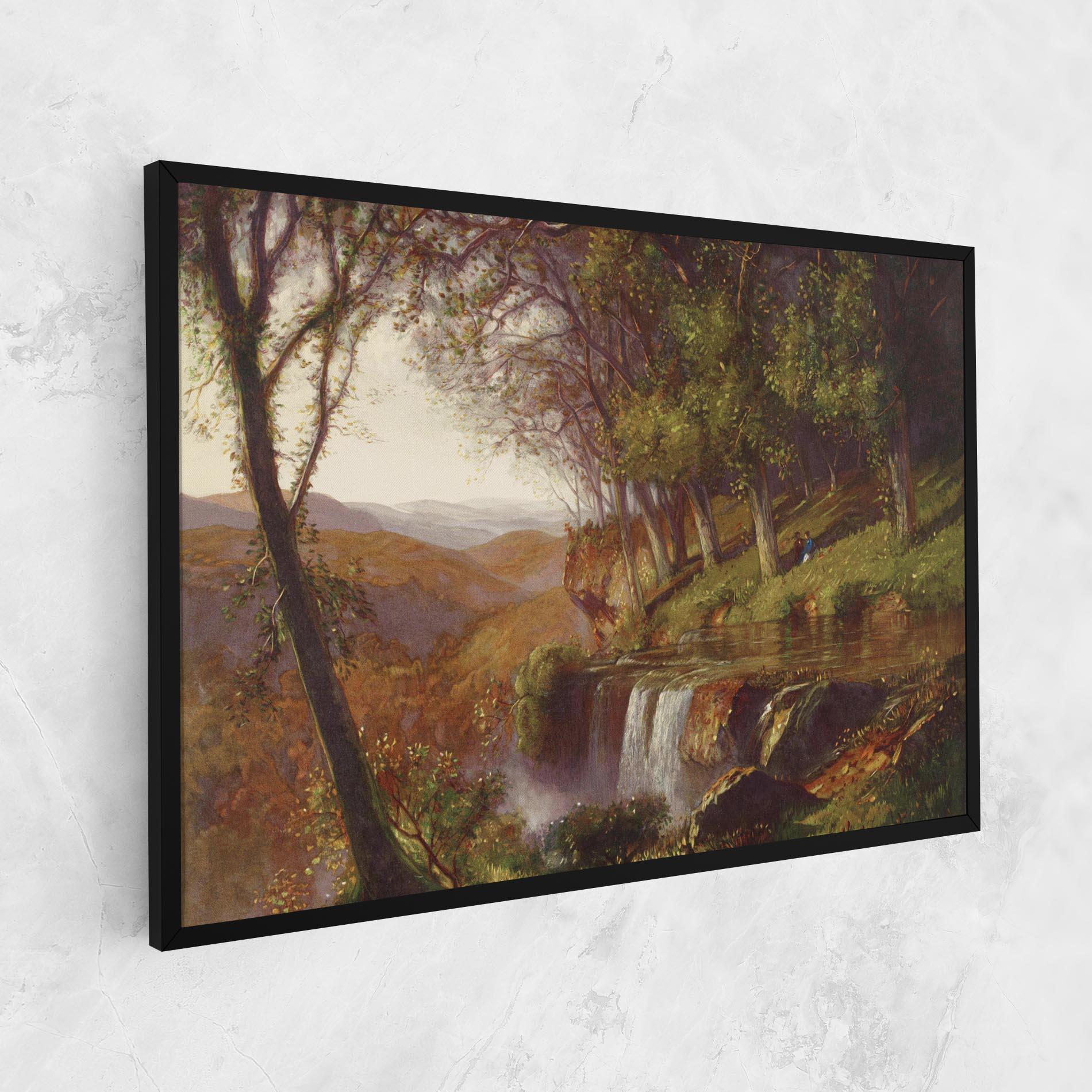 Картина на платно Waterfall Painting mockup 1