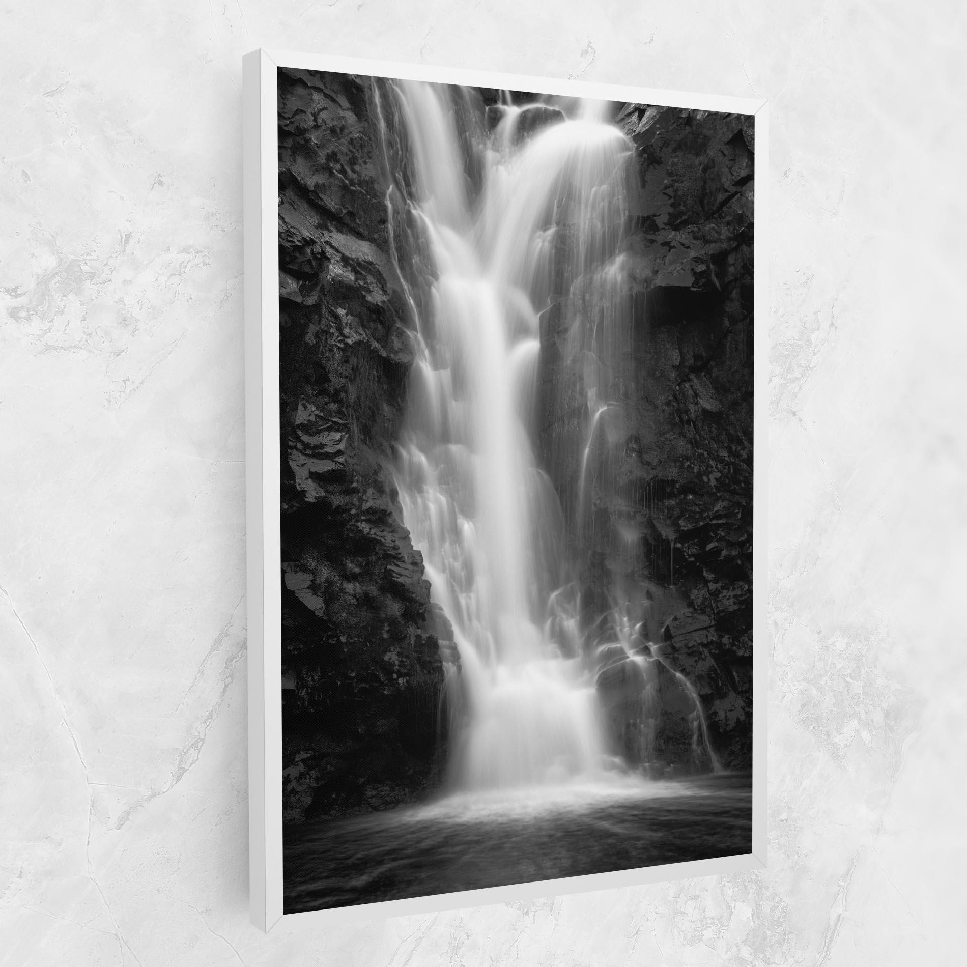 Картина на платно Black Rock Waterfall View mockup 1