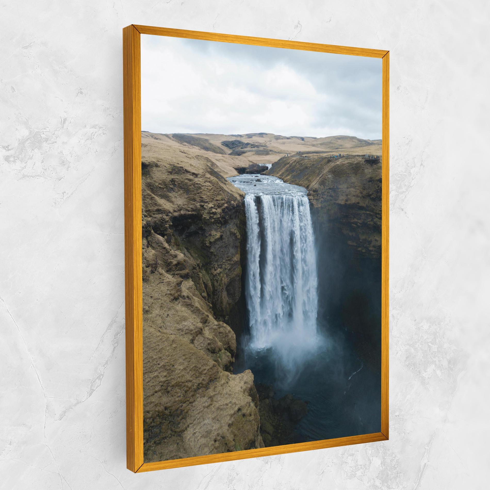 Картина на платно Desert Vibe Waterfall mockup 1