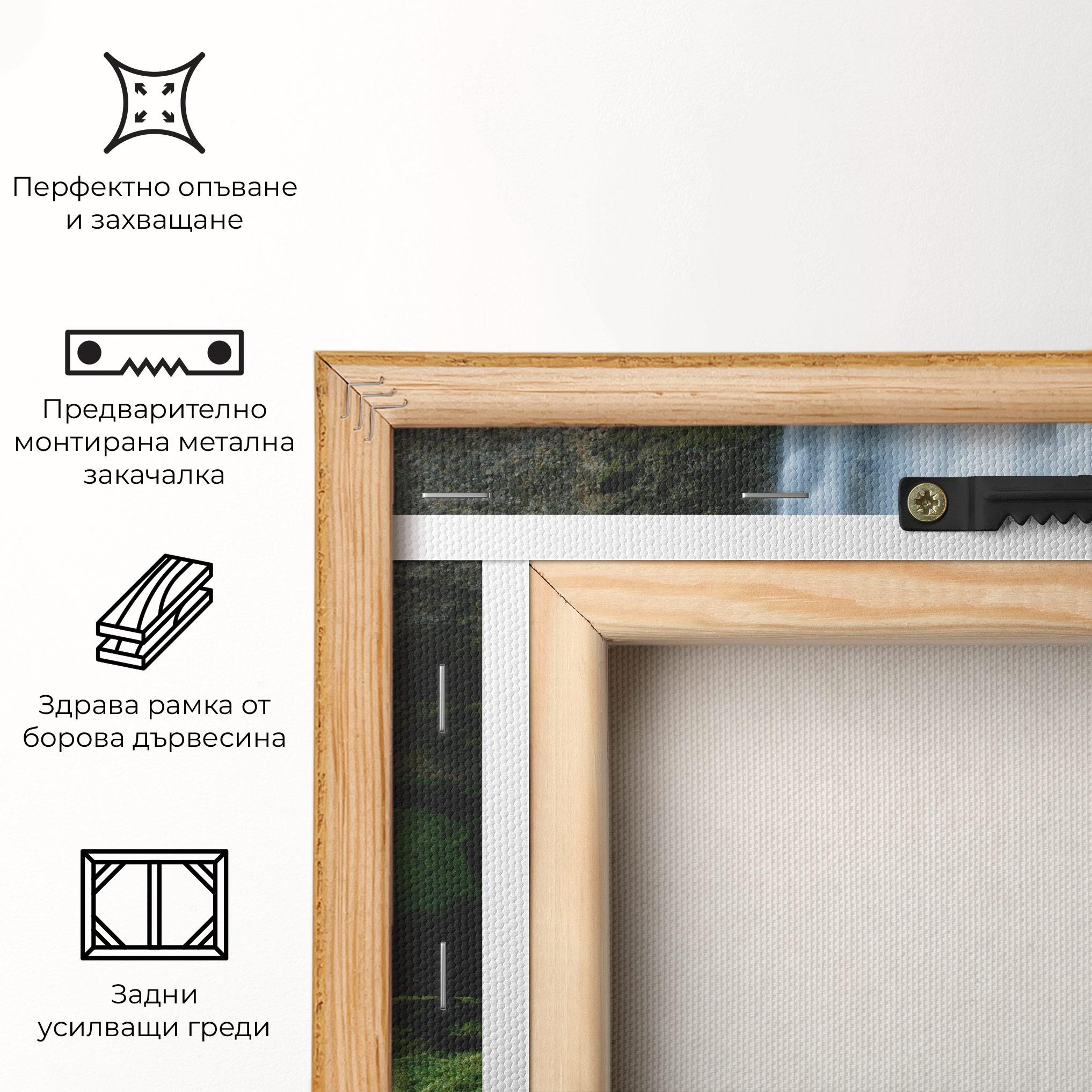 Картина на платно Majestic Waterfall mockup 5