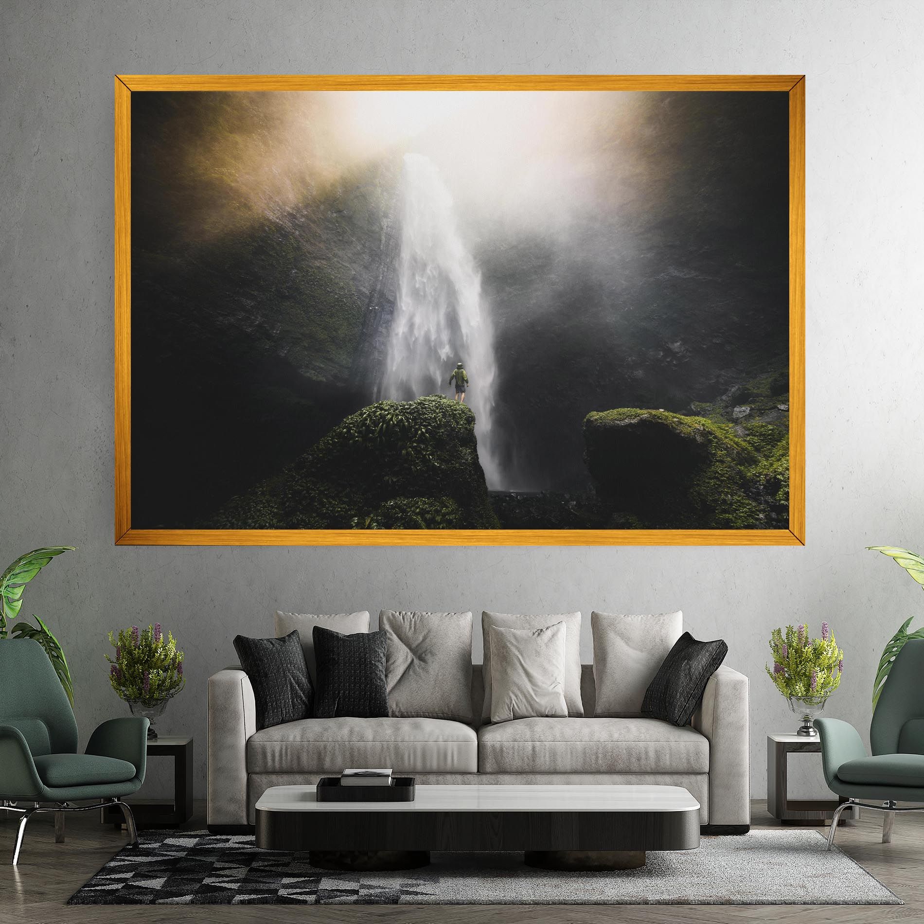Green Man Waterfall mockup 7