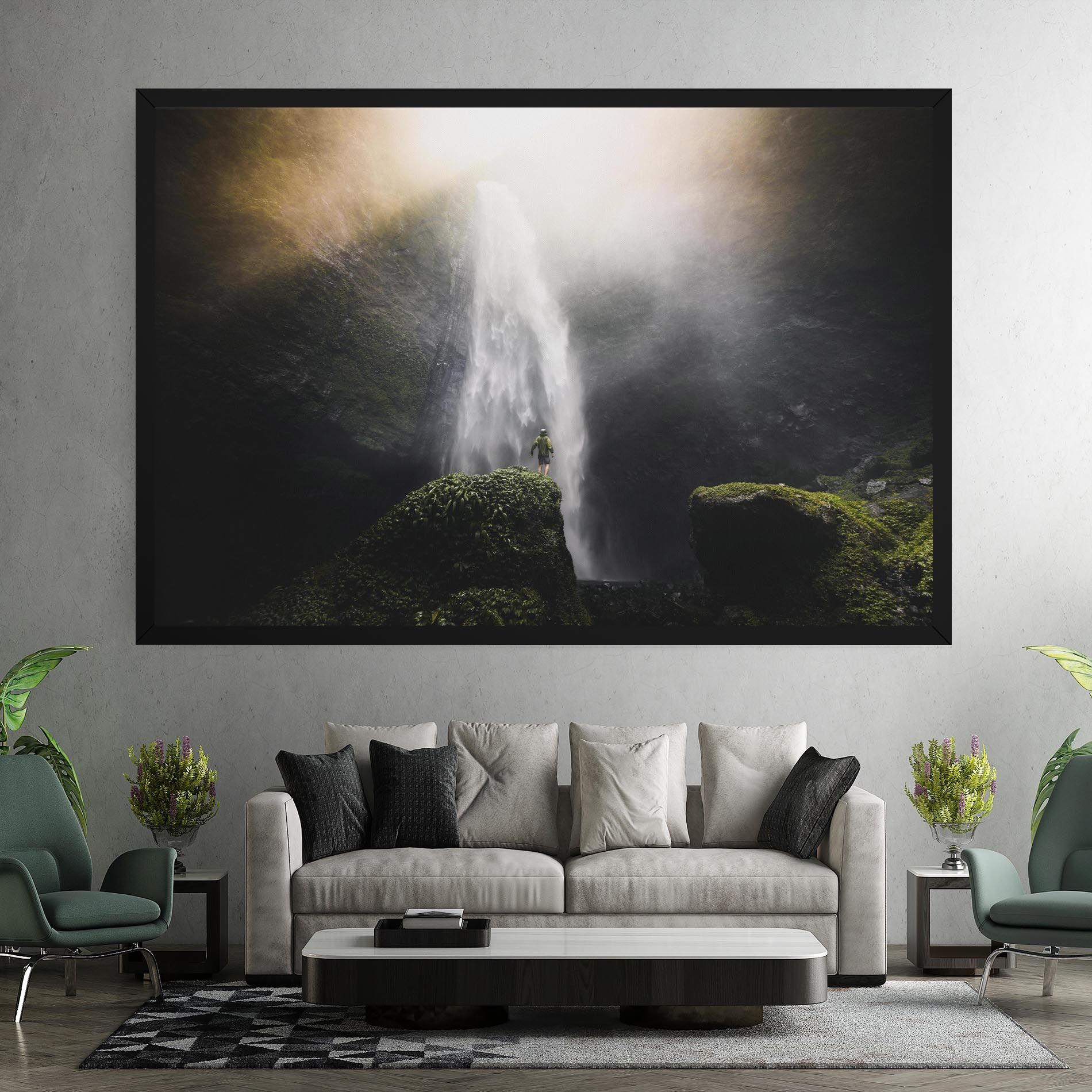 Green Man Waterfall mockup 7