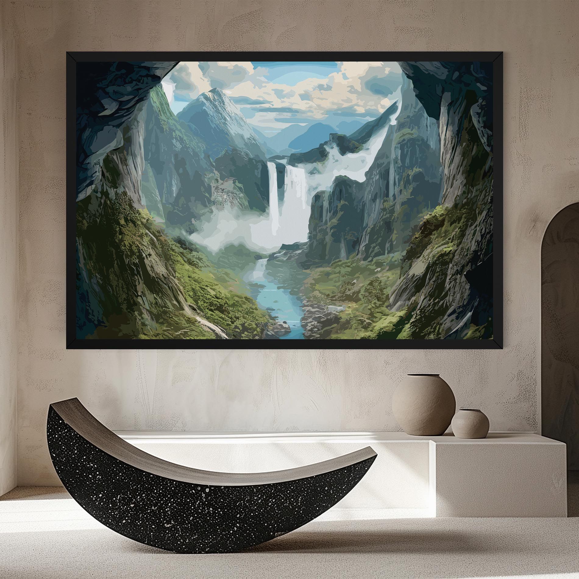 Amazing Waterfall mockup 8