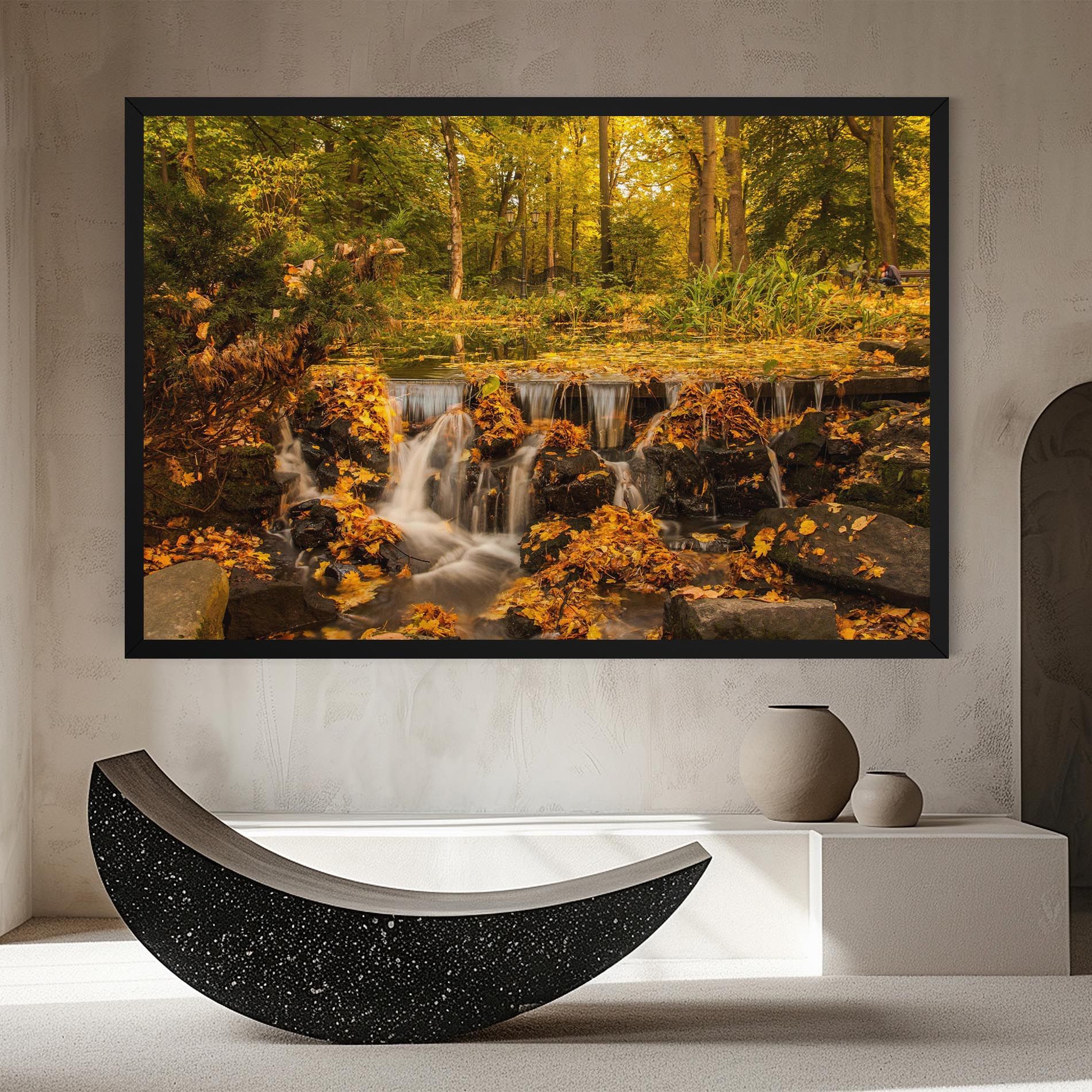 Autumn Pretty Waterfall mockup 8