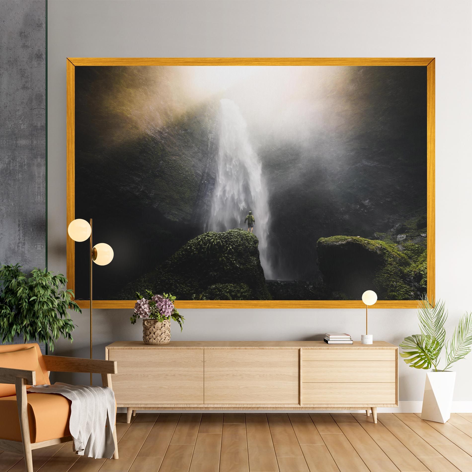 Green Man Waterfall mockup 9