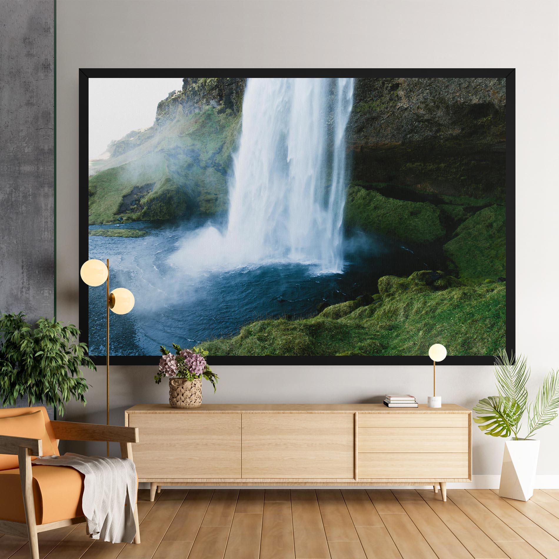 Картина на платно Majestic Waterfall mockup 9