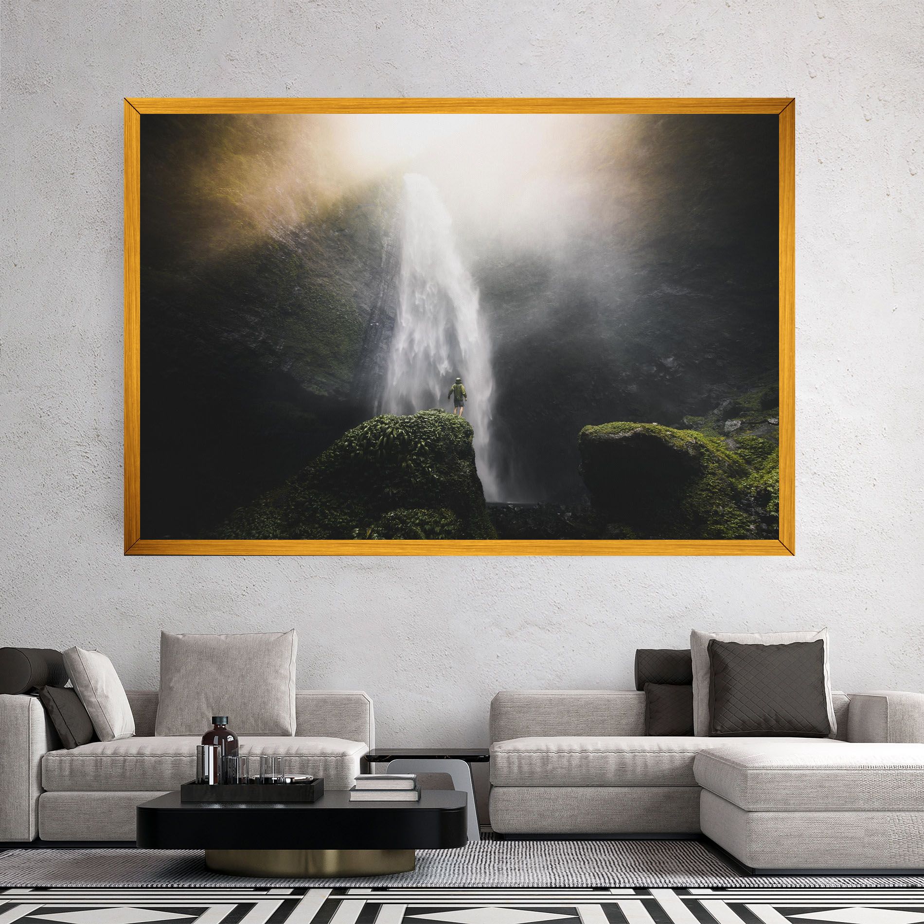 Green Man Waterfall mockup 2