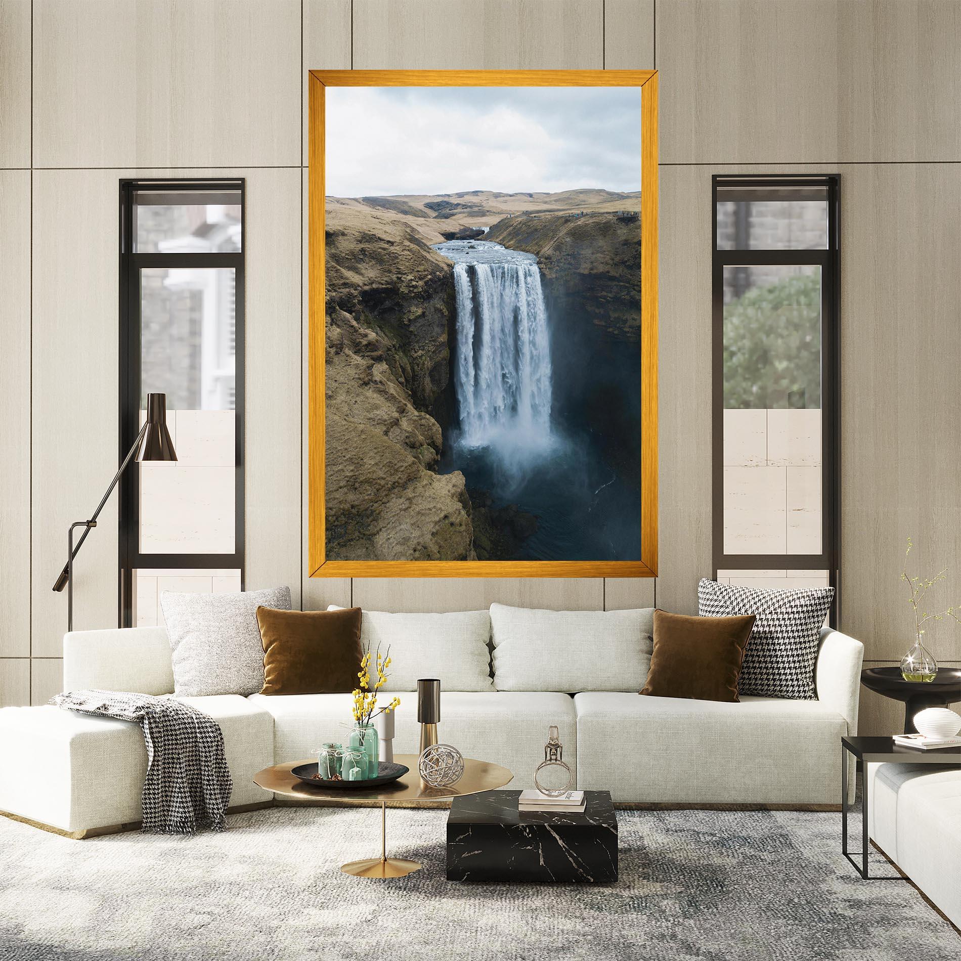 Картина на платно Desert Vibe Waterfall mockup 2