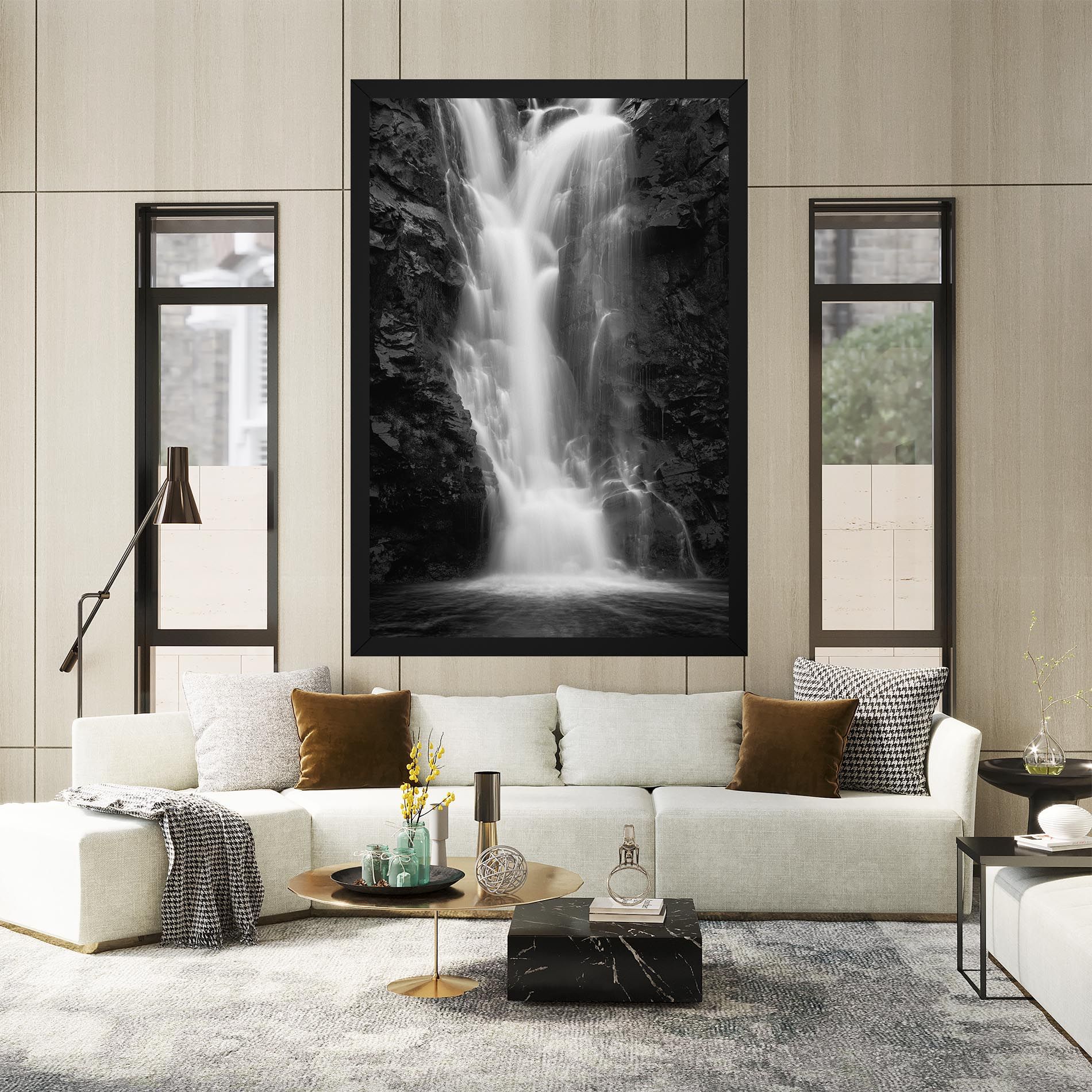 Black Rock Waterfall View mockup 2