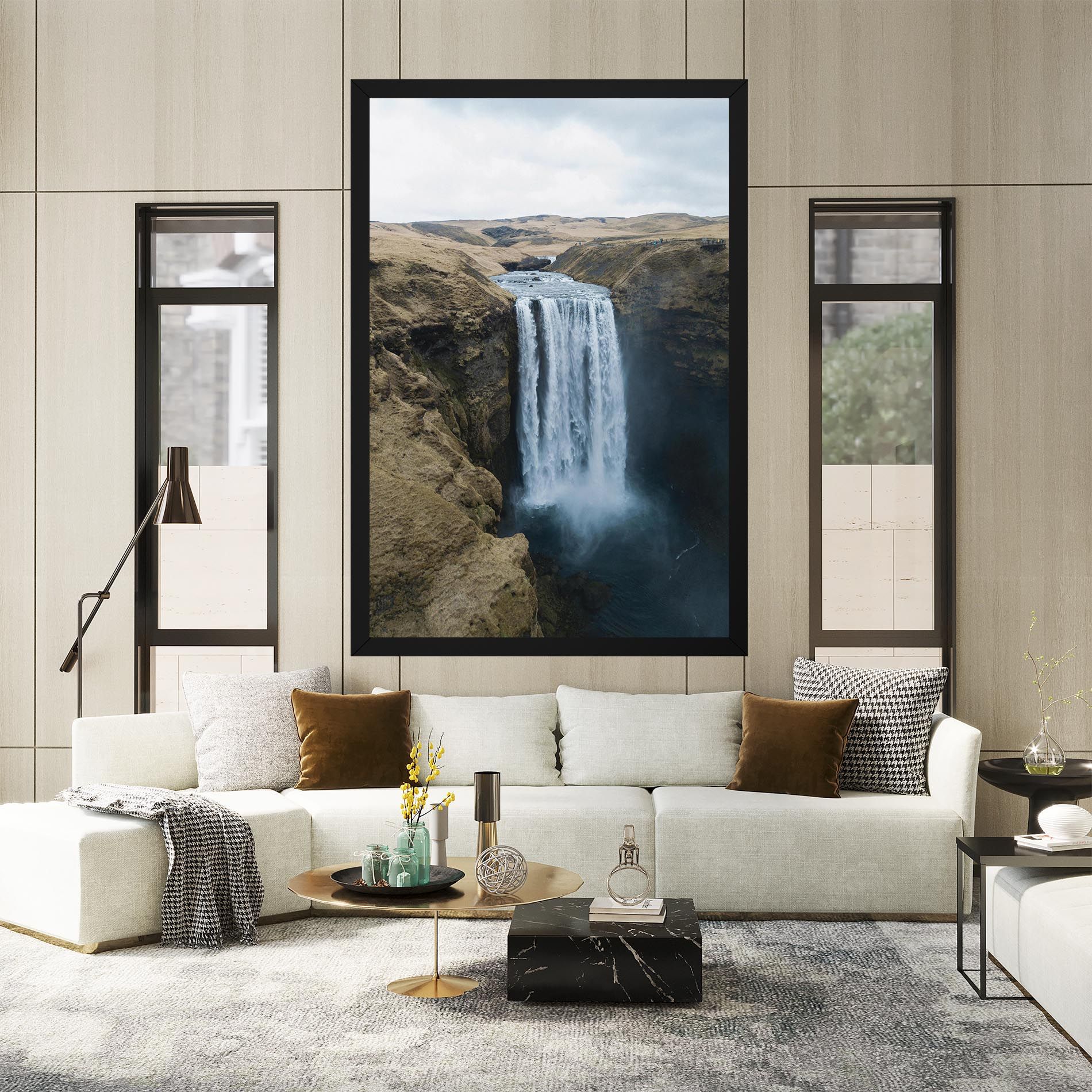 Desert Vibe Waterfall mockup 2