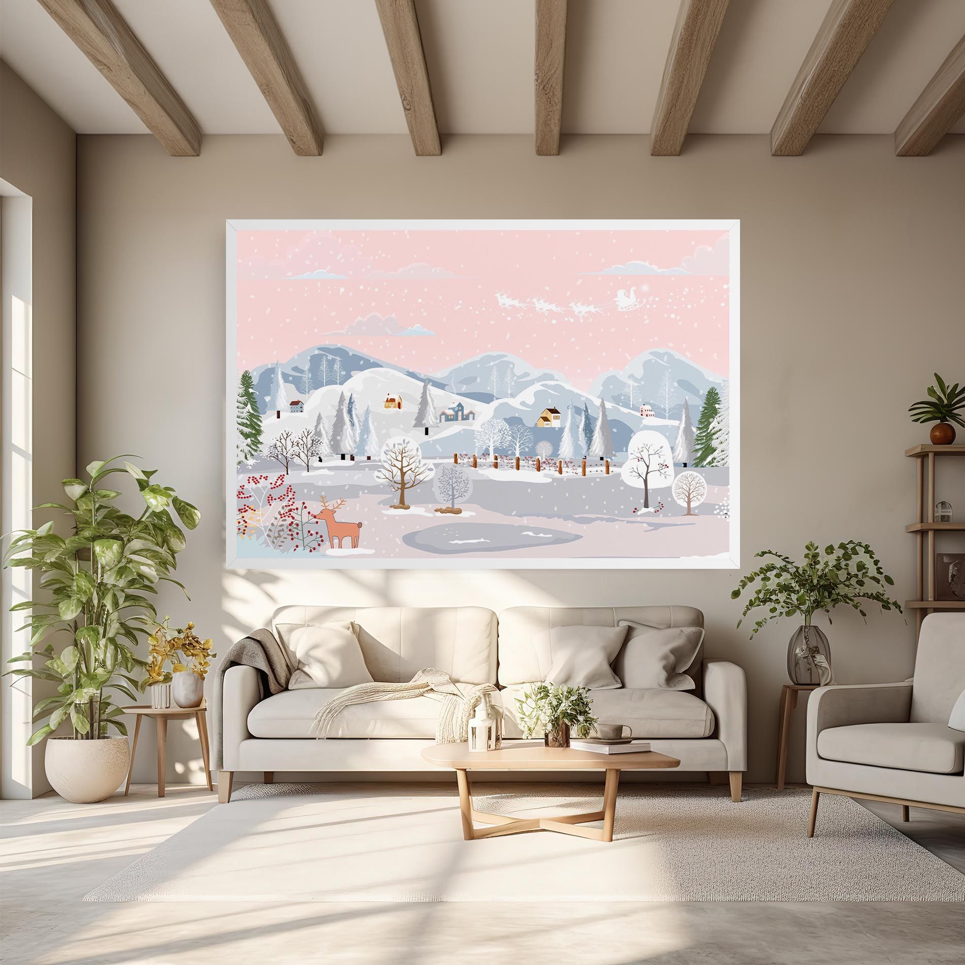 Pink Sky Winter mockup 6