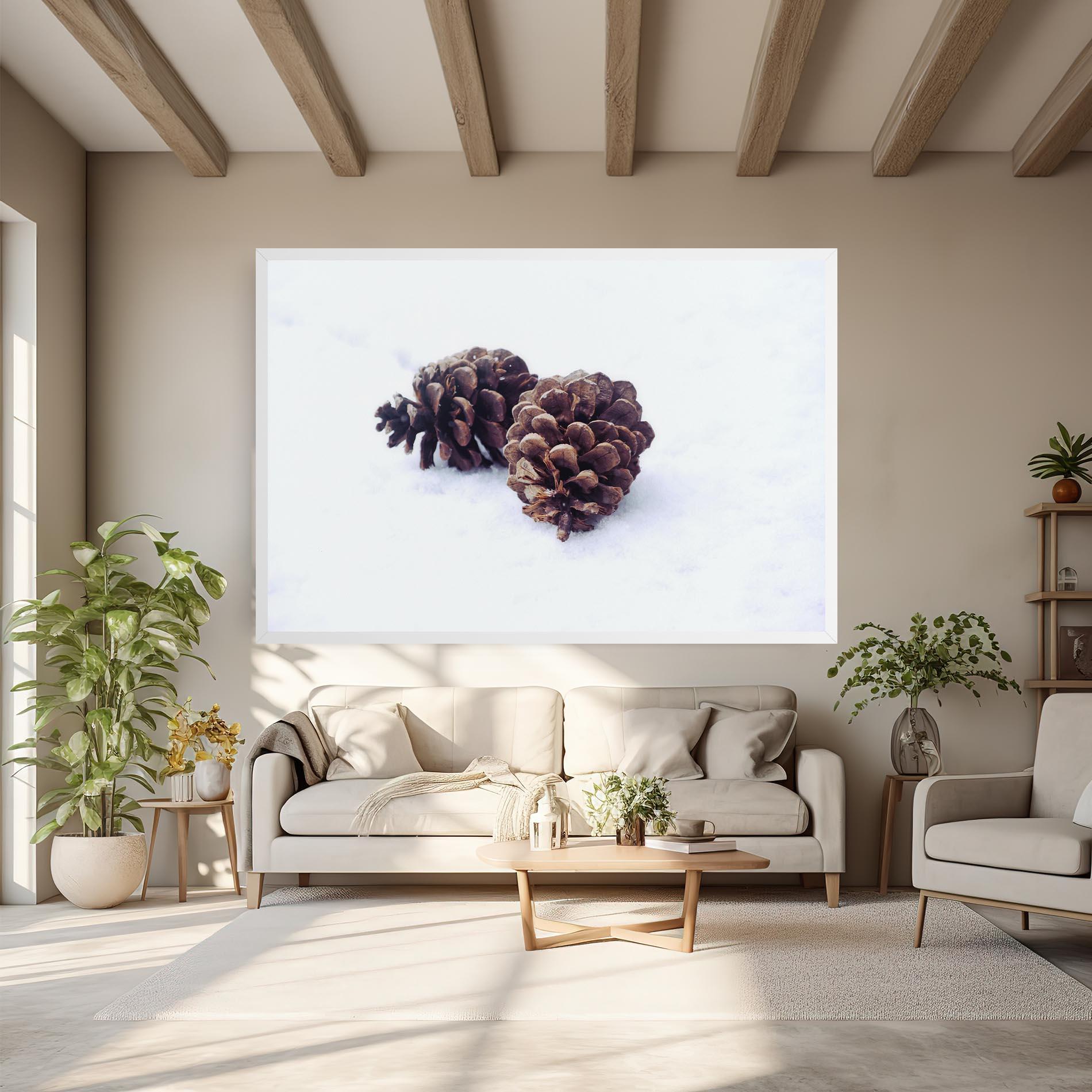 Картина на платно Snow Cones mockup 6