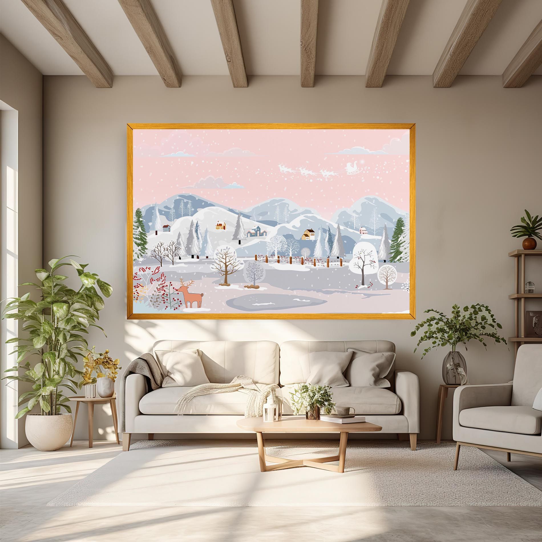 Pink Sky Winter mockup 6