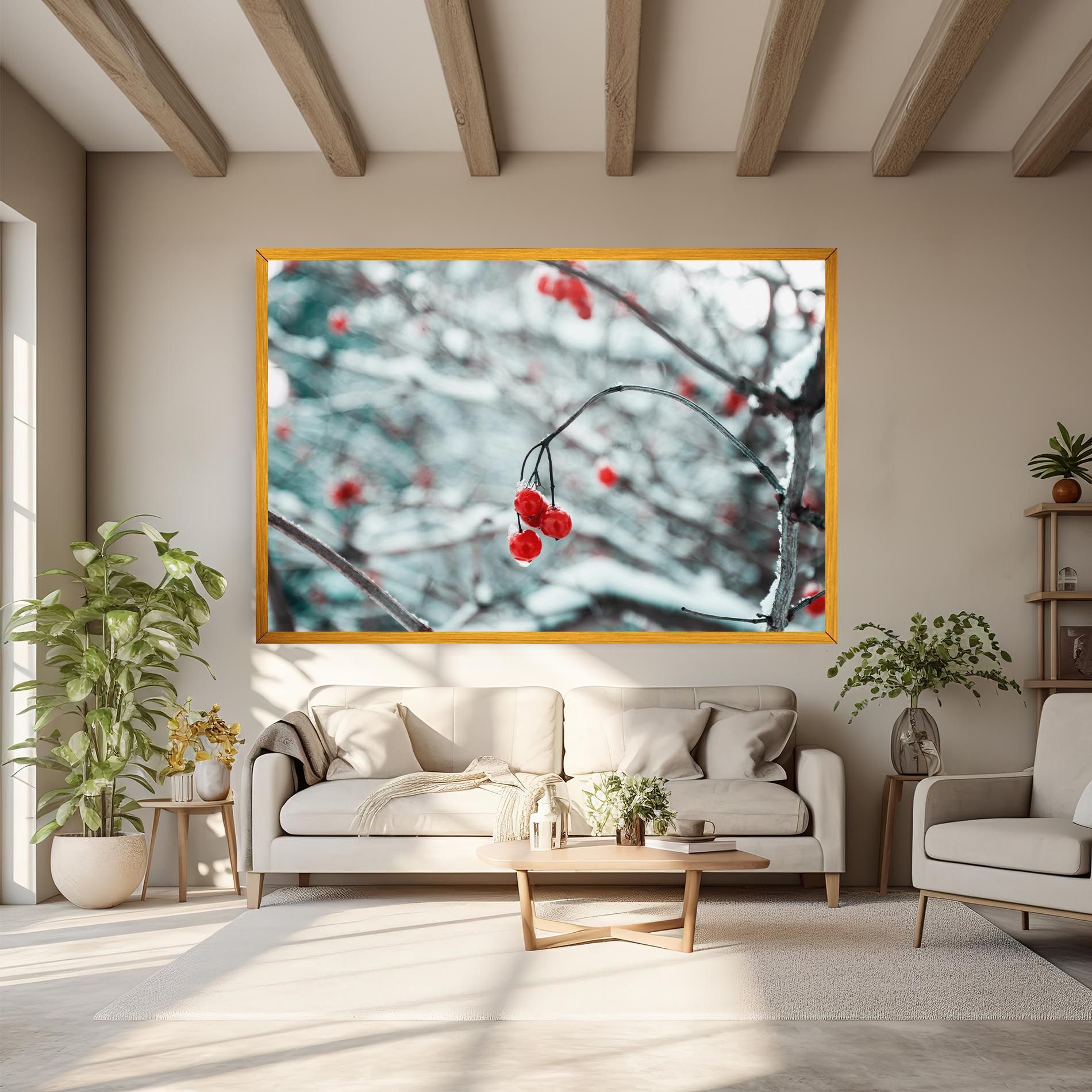 Snow Red Fruits mockup 6