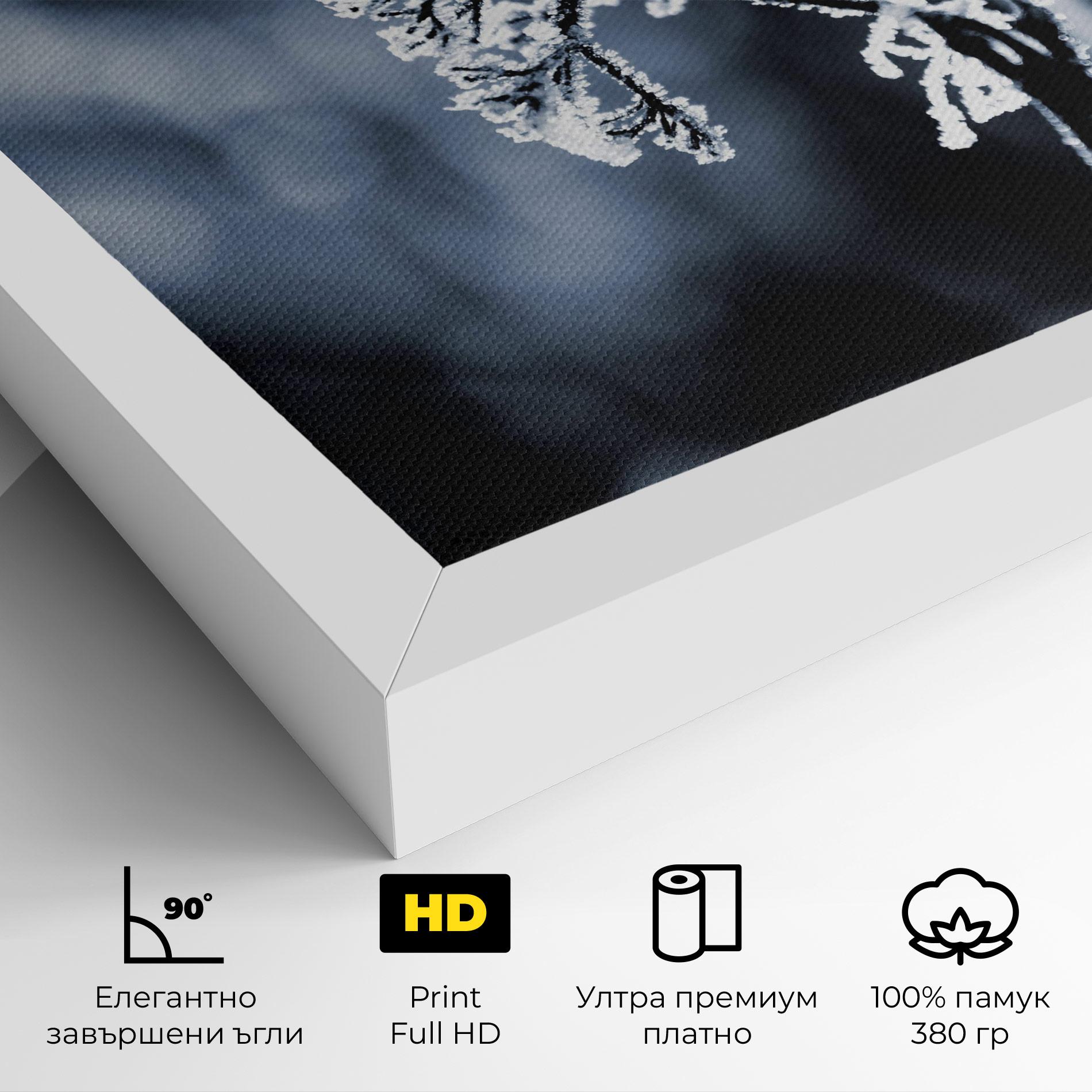 Картина на платно Winter Plant mockup 4