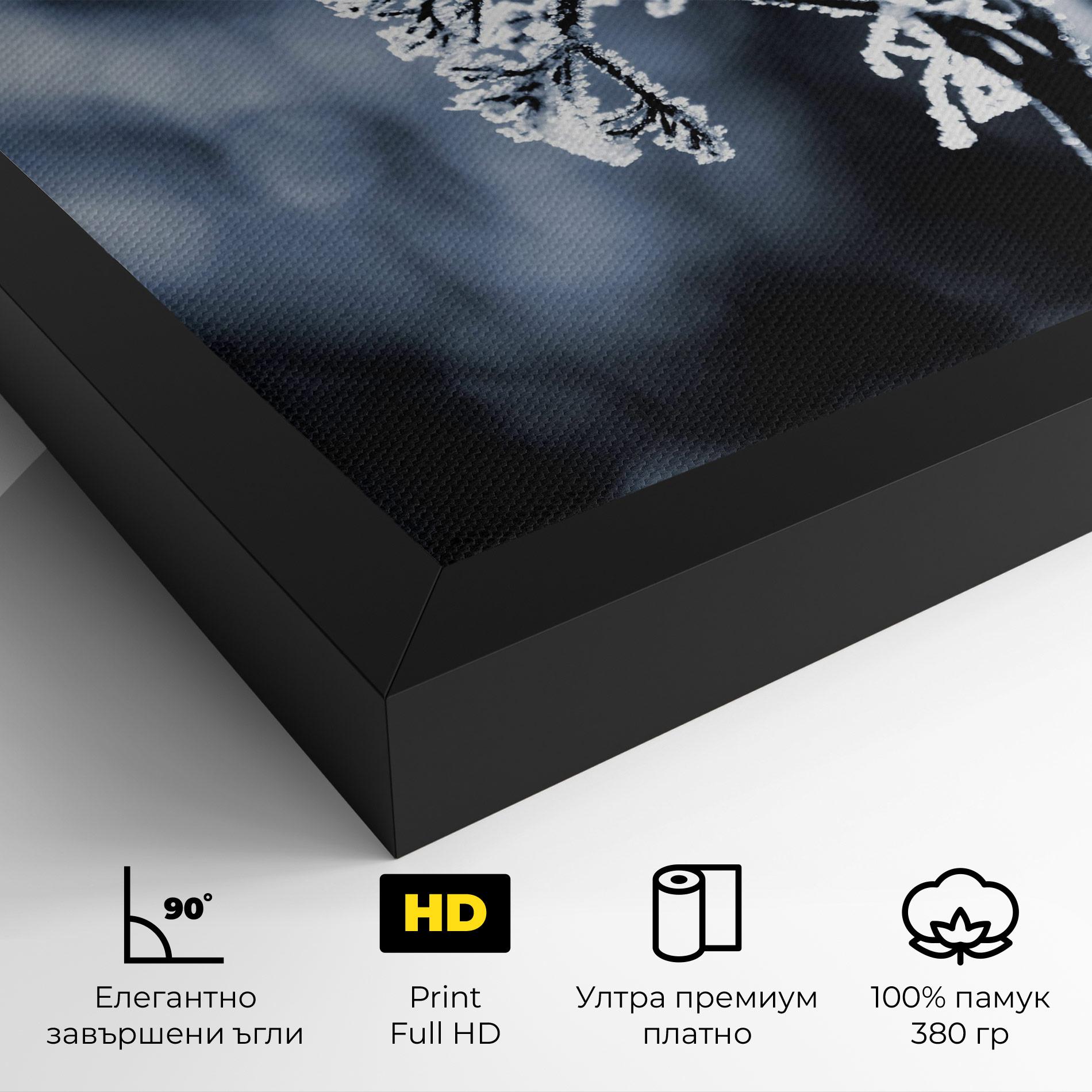 Картина на платно Winter Plant mockup 4