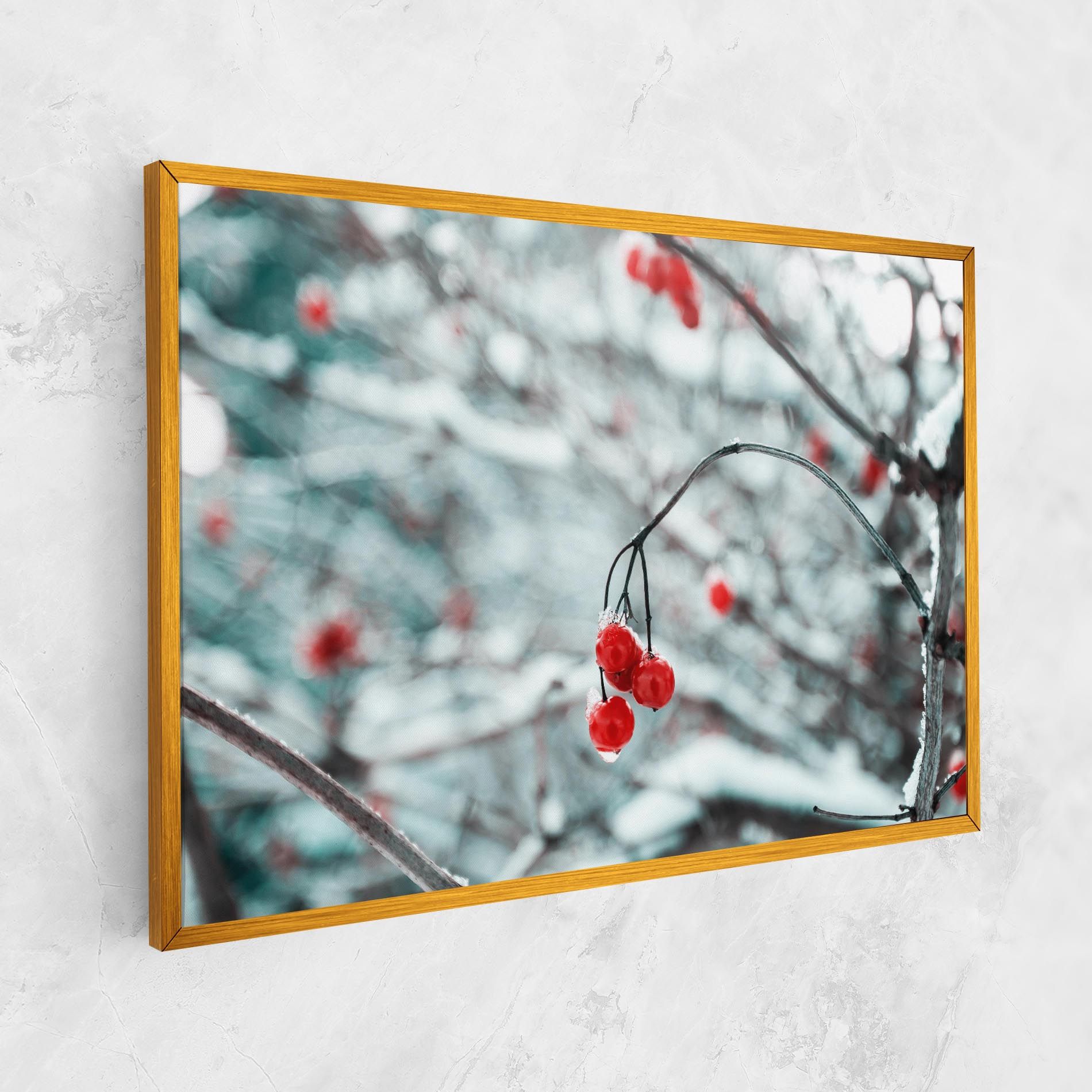 Snow Red Fruits mockup 1