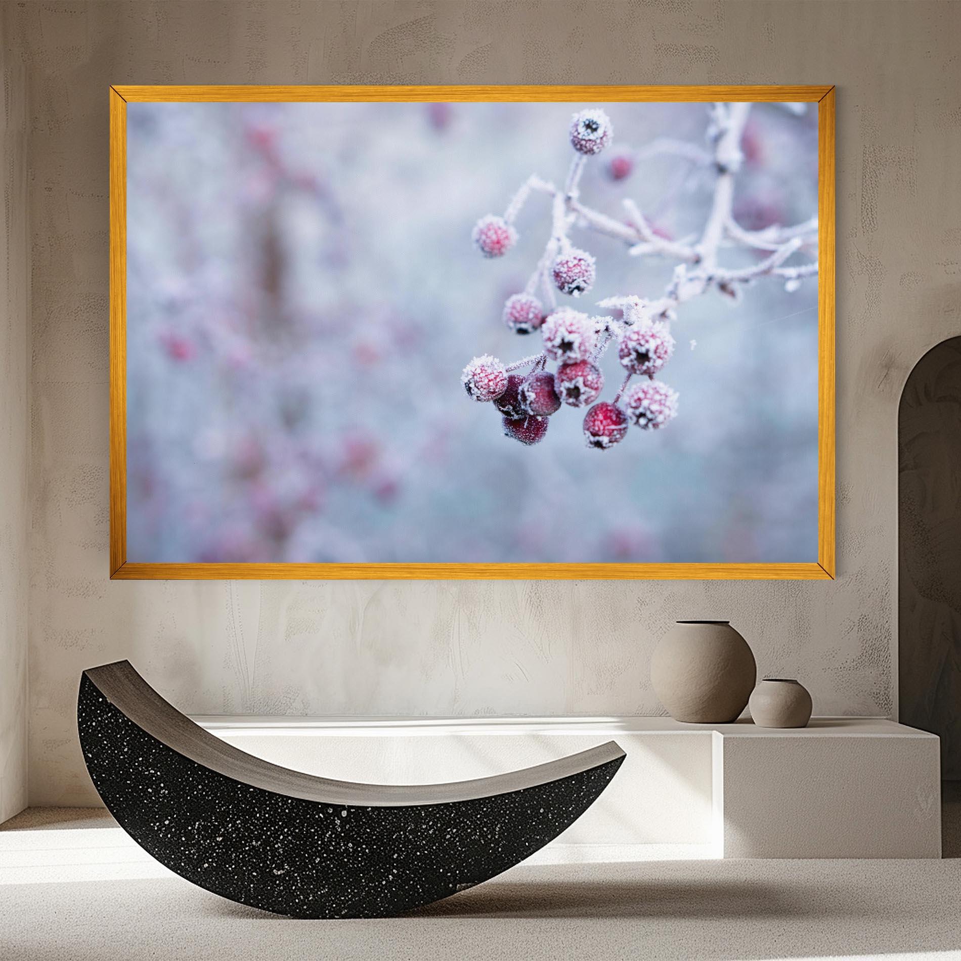 Картина на платно Red Winter Fruits mockup 8