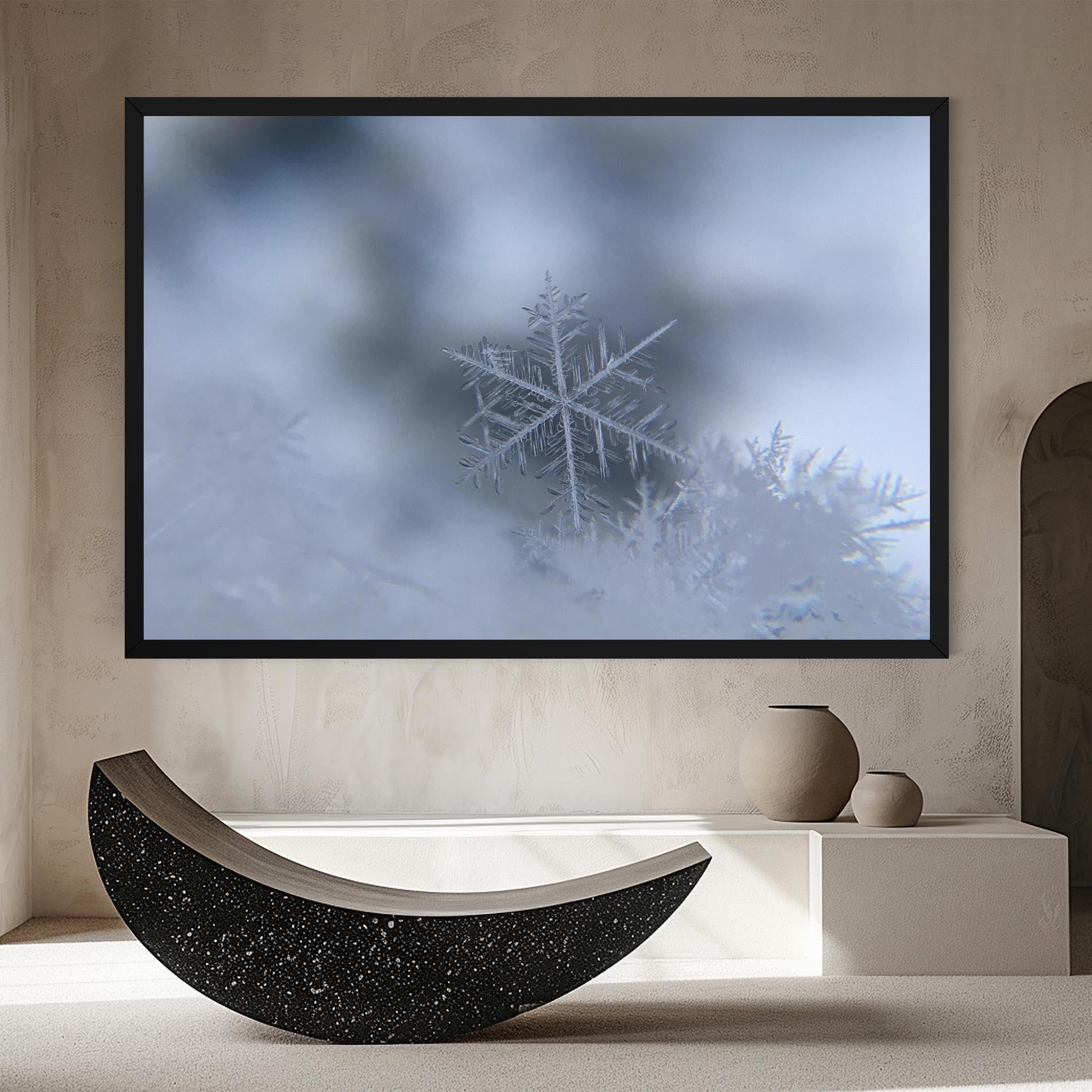 Картина на платно Pretty Snowflake mockup 8