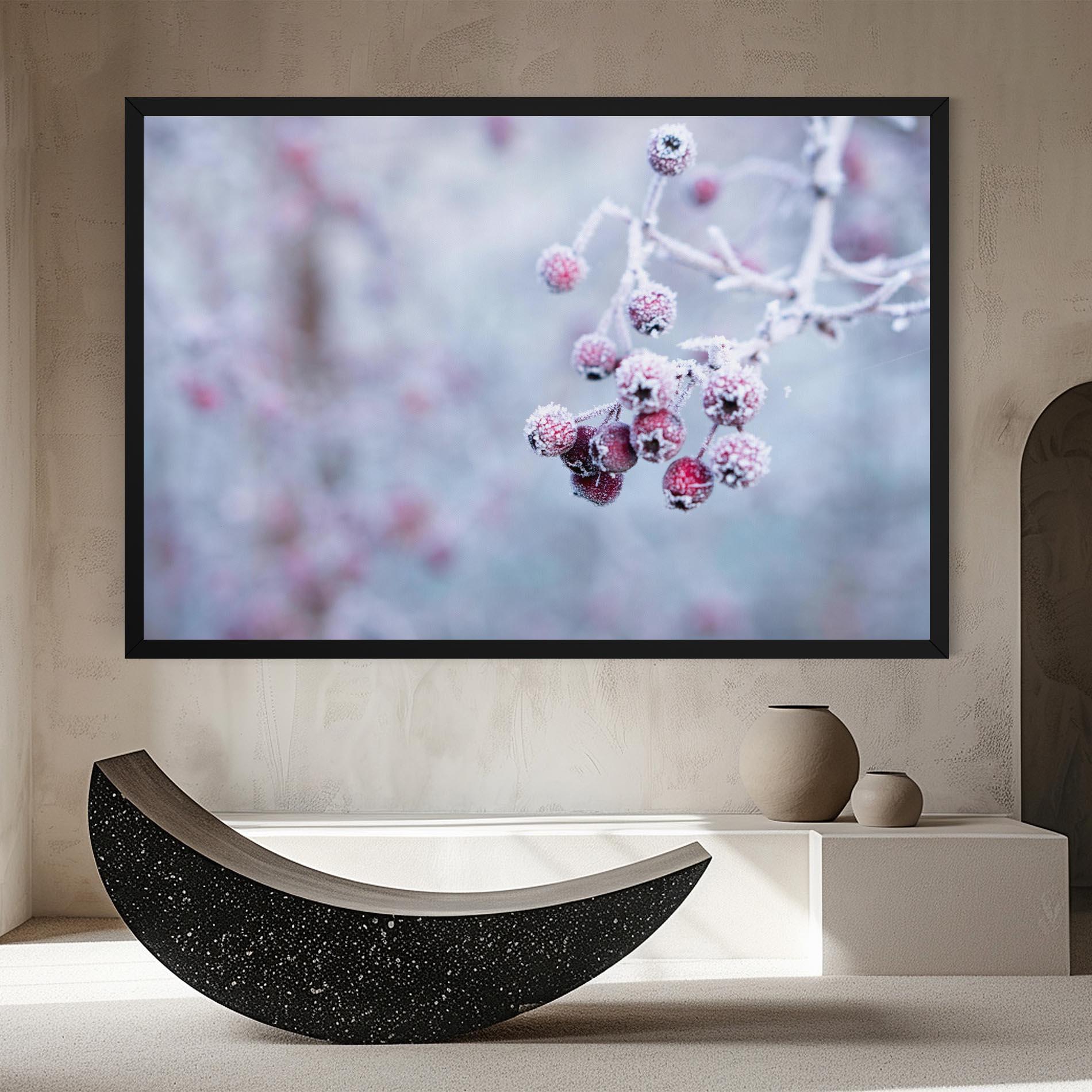 Картина на платно Red Winter Fruits mockup 8