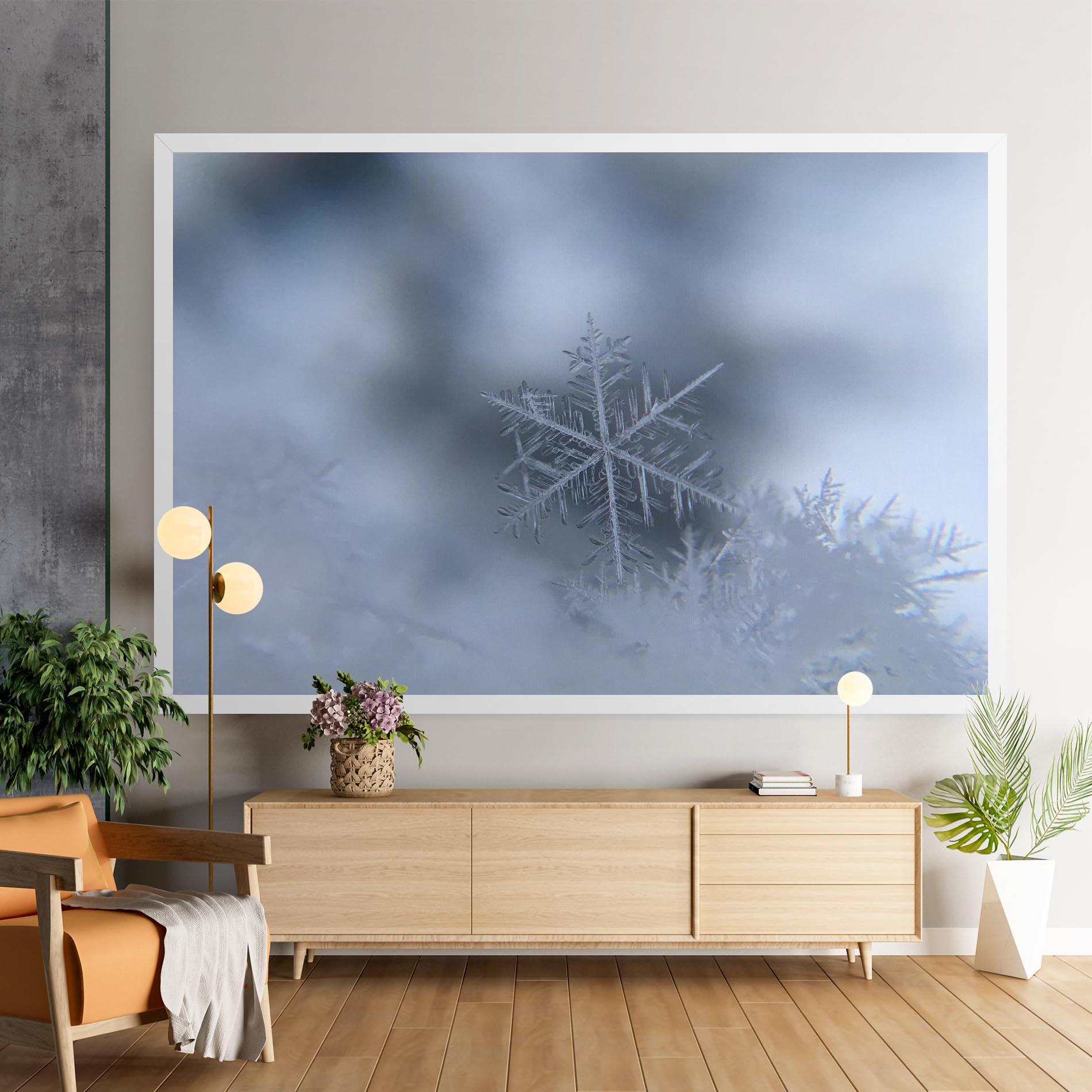Картина на платно Pretty Snowflake mockup 9