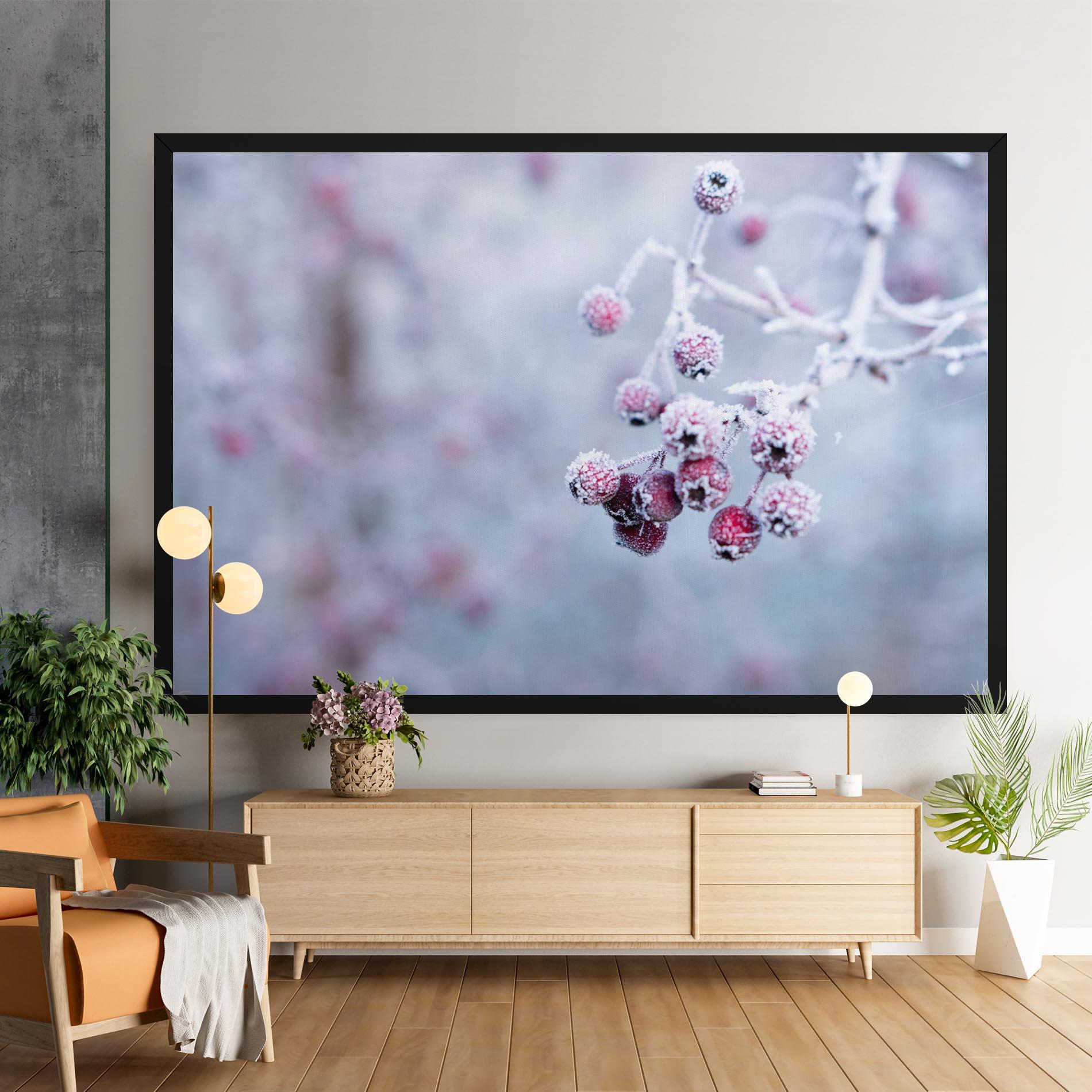 Картина на платно Red Winter Fruits mockup 9