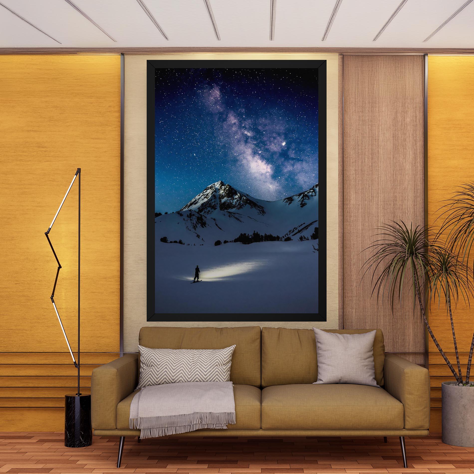 Картина на платно Pretty Sky Winter mockup 9