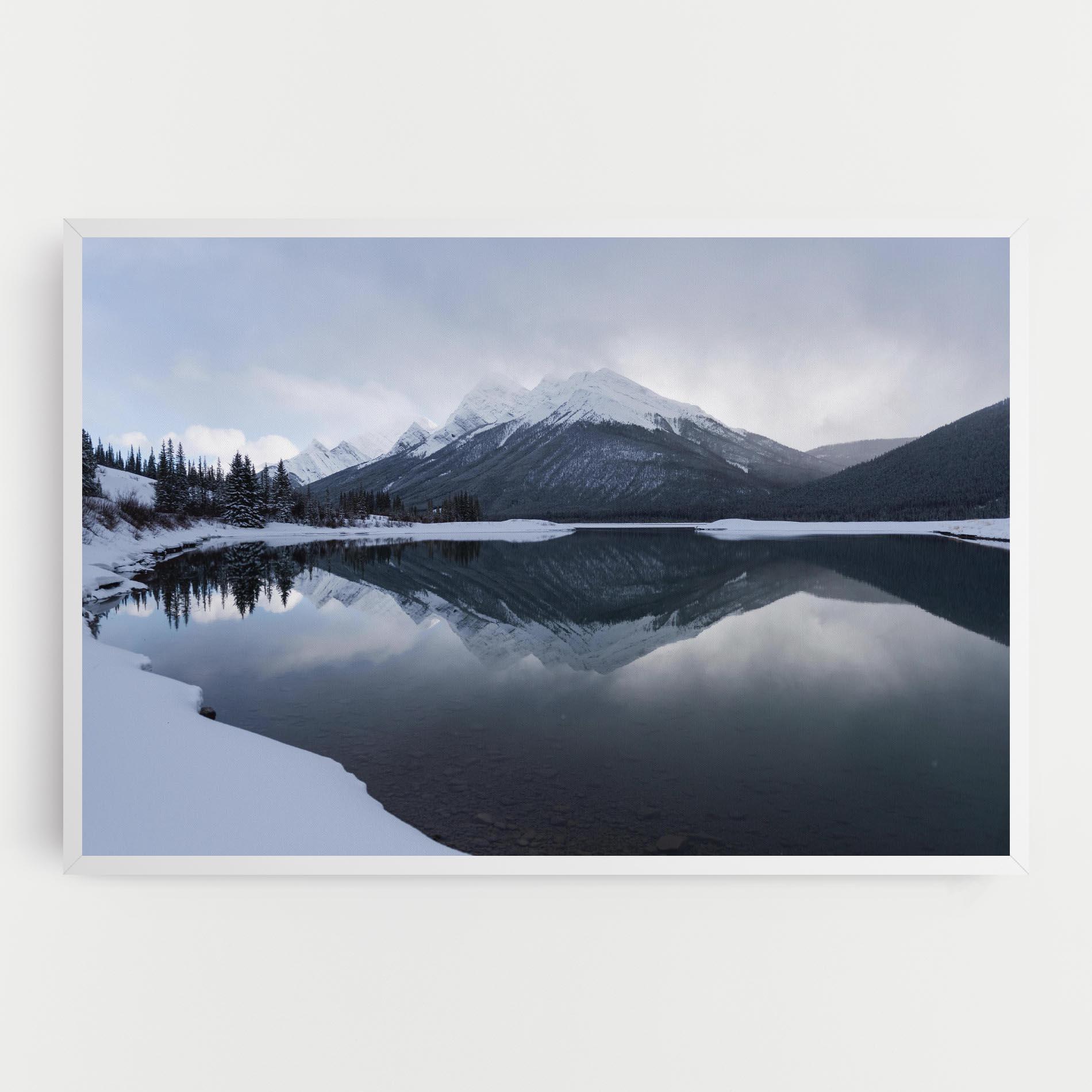 Картина на платно Grey Lake mockup 0