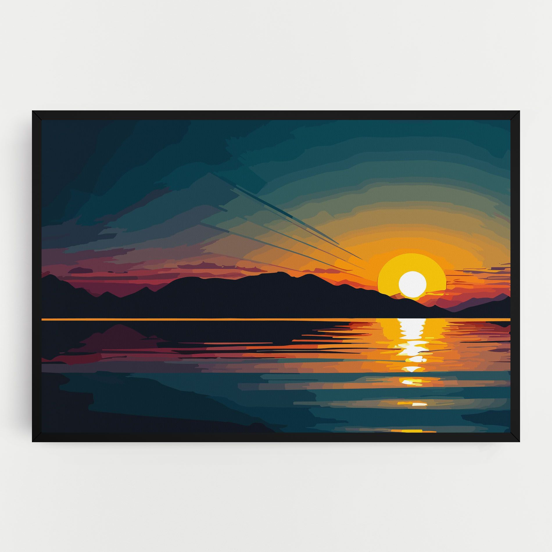 Sunset Art Lake mockup 0