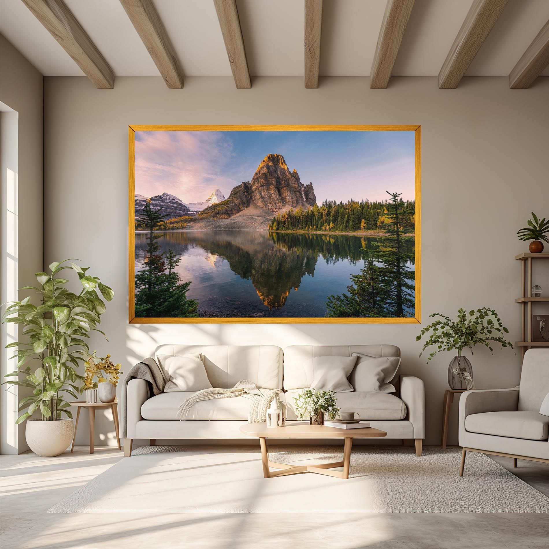 Mountain Sunrise Lake mockup 6