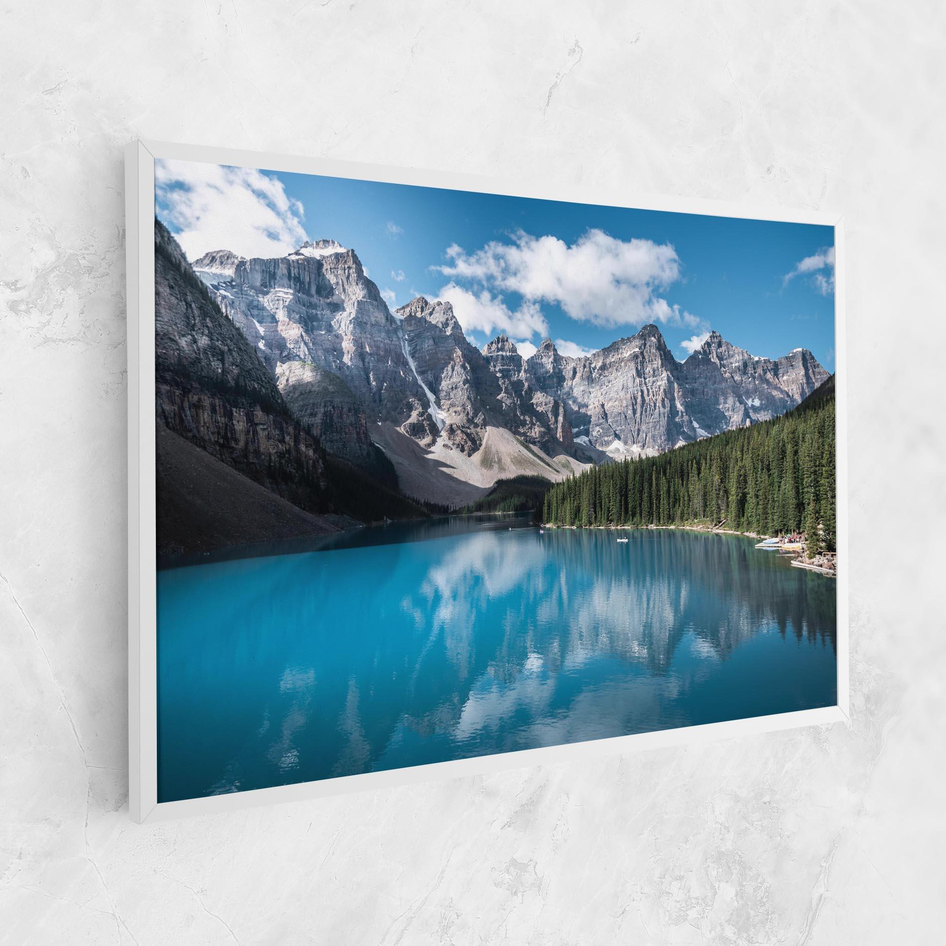 Картина на платно Beautiful Lake Canada mockup 1