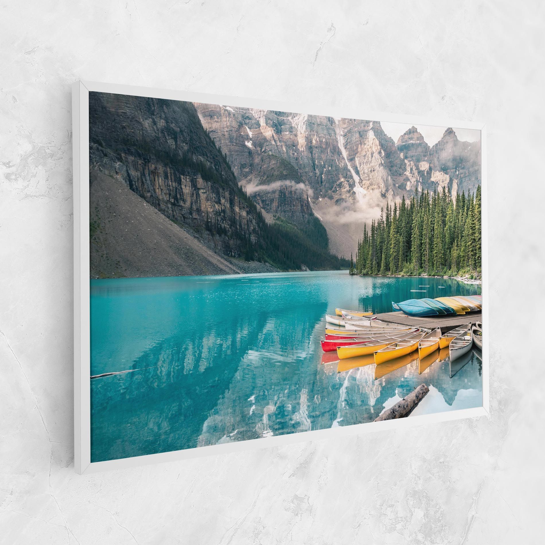 Beautiful Moraine Lake mockup 1