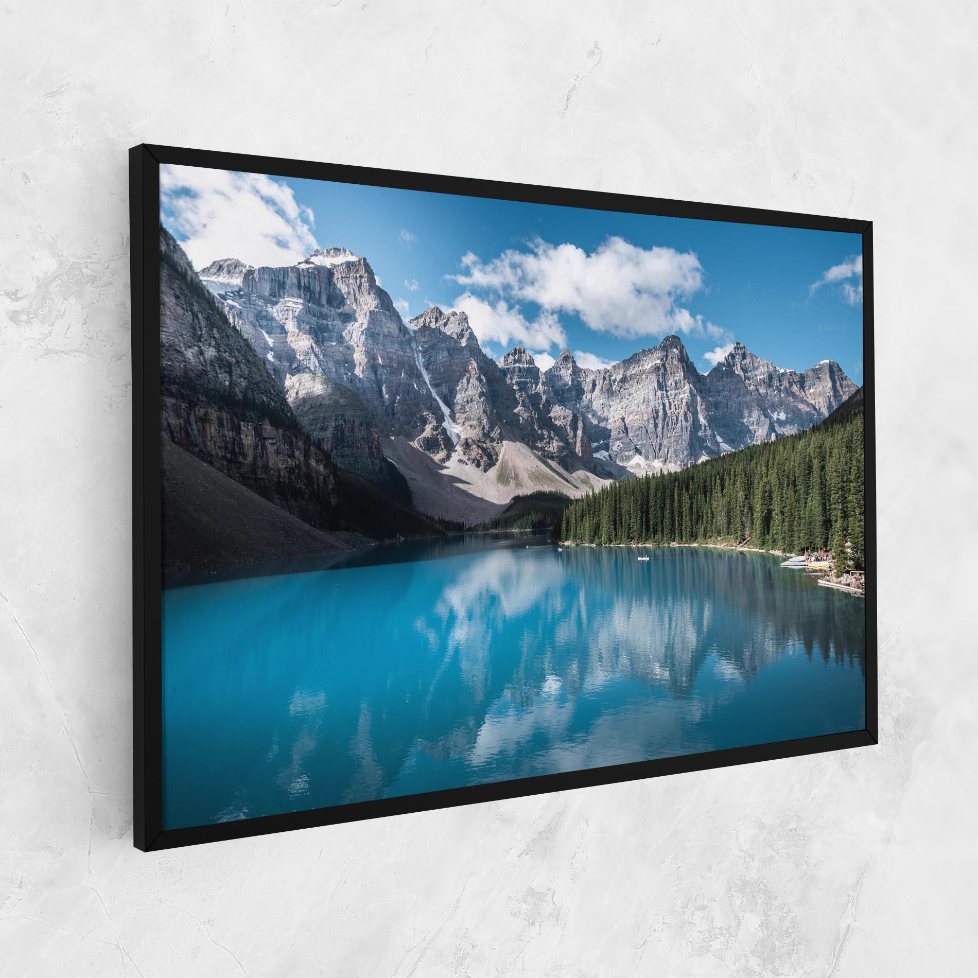 Картина на платно Beautiful Lake Canada mockup 1