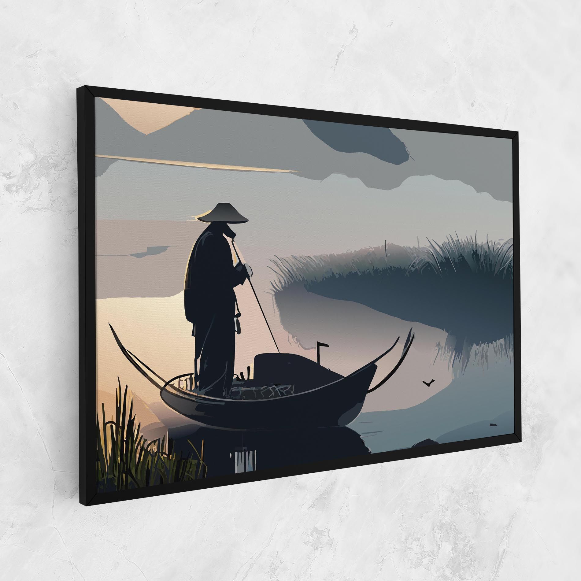 Japan Lake Man mockup 1