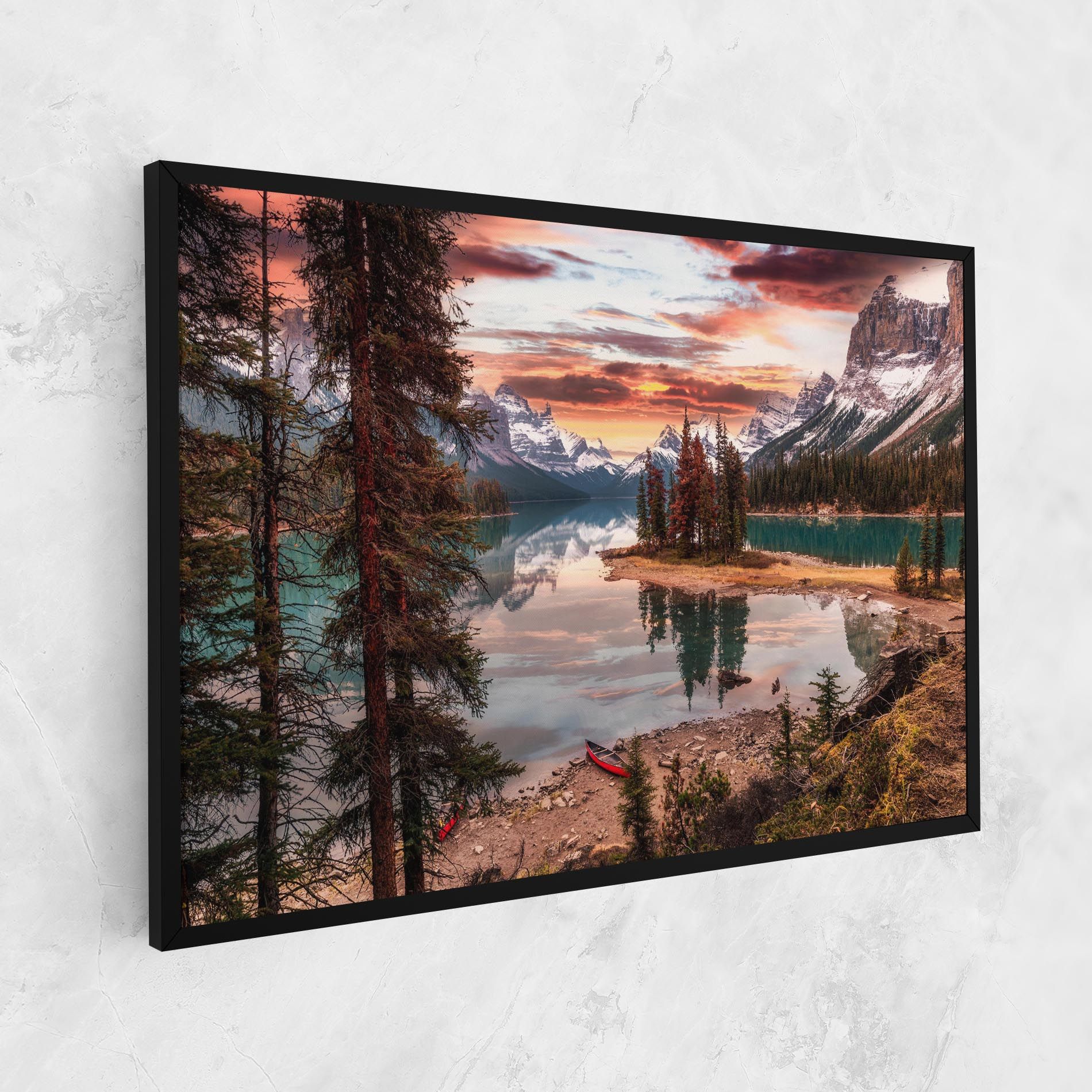 Sunset Lake View mockup 1