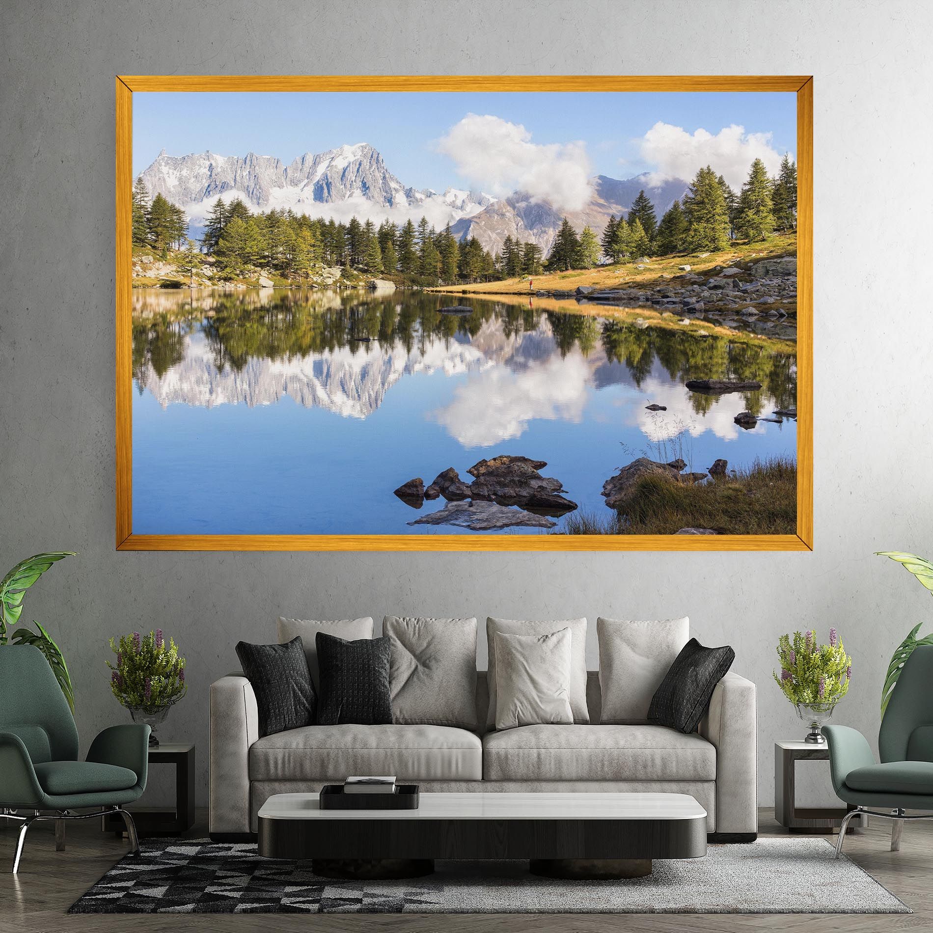 Mountain Reflection mockup 7