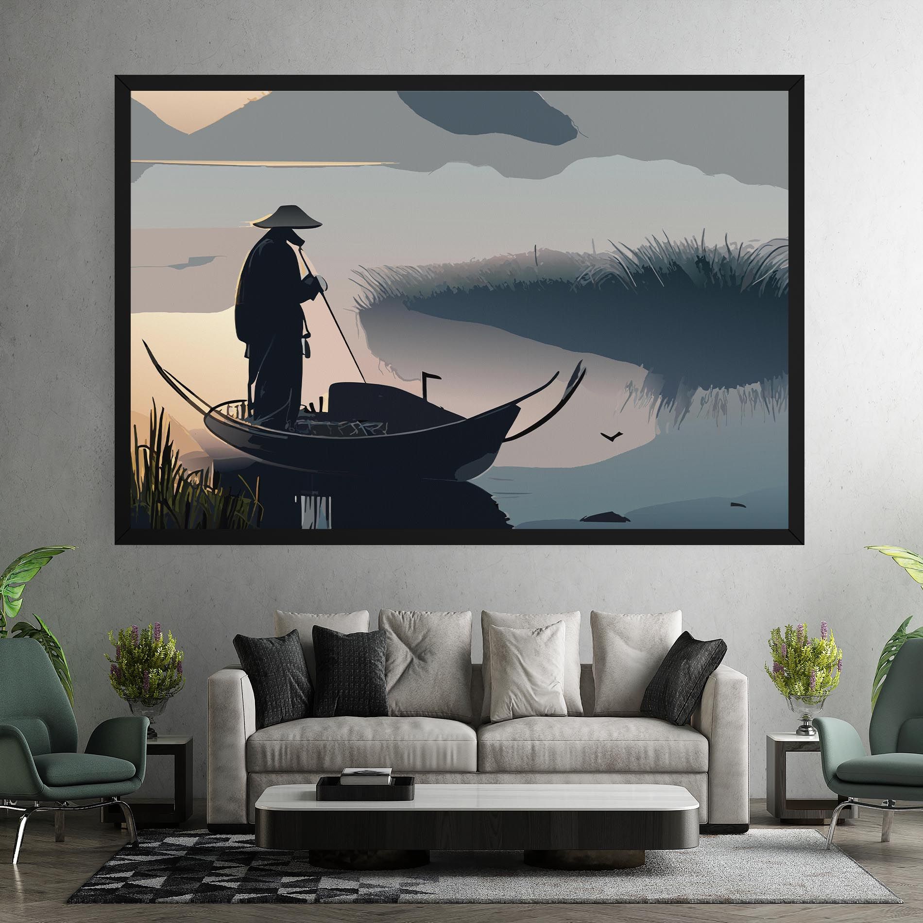 Japan Lake Man mockup 7