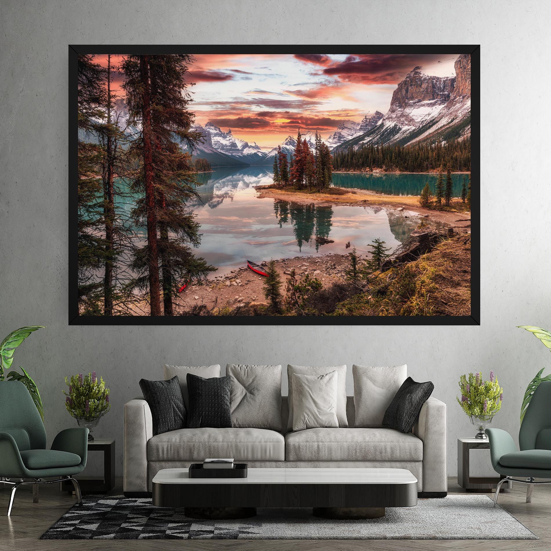 Sunset Lake View mockup 7