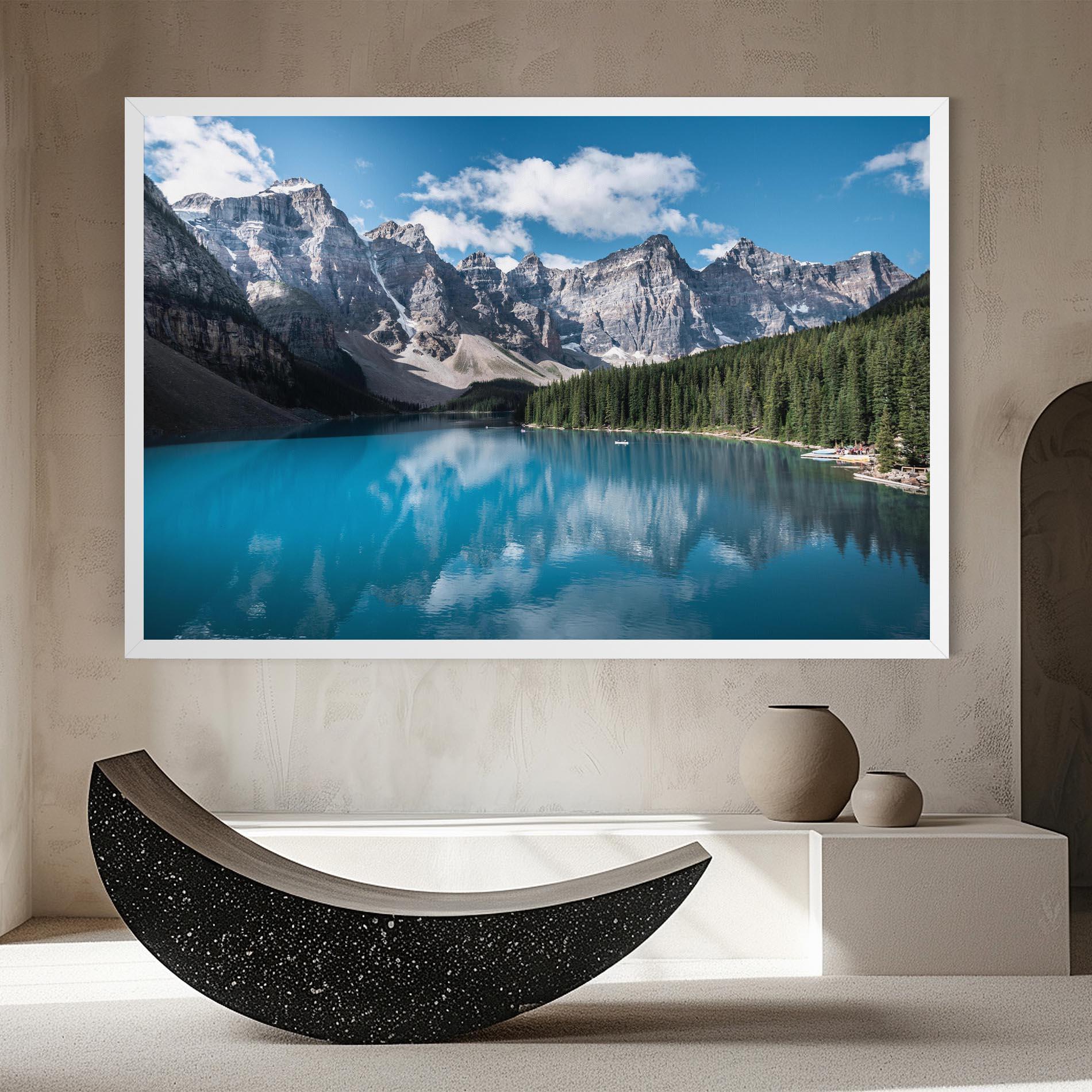 Картина на платно Beautiful Lake Canada mockup 8