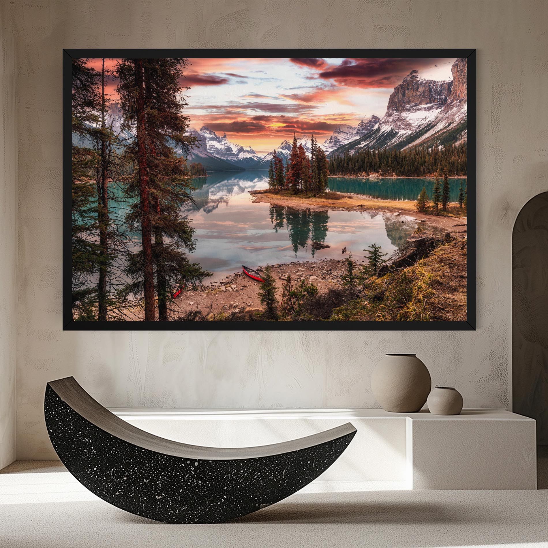 Sunset Lake View mockup 8