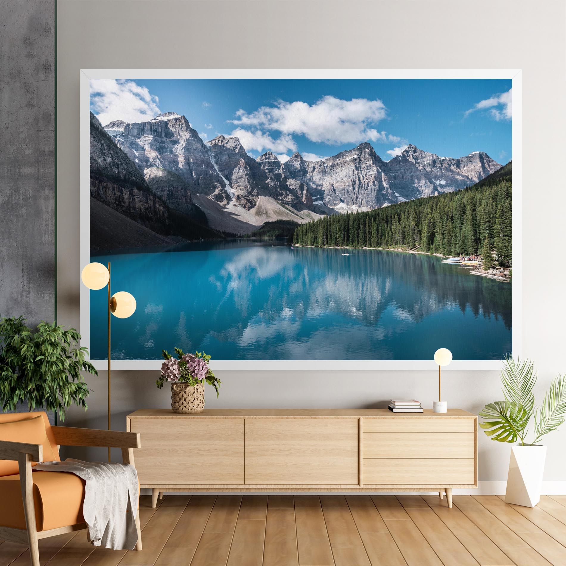 Beautiful Lake Canada mockup 9
