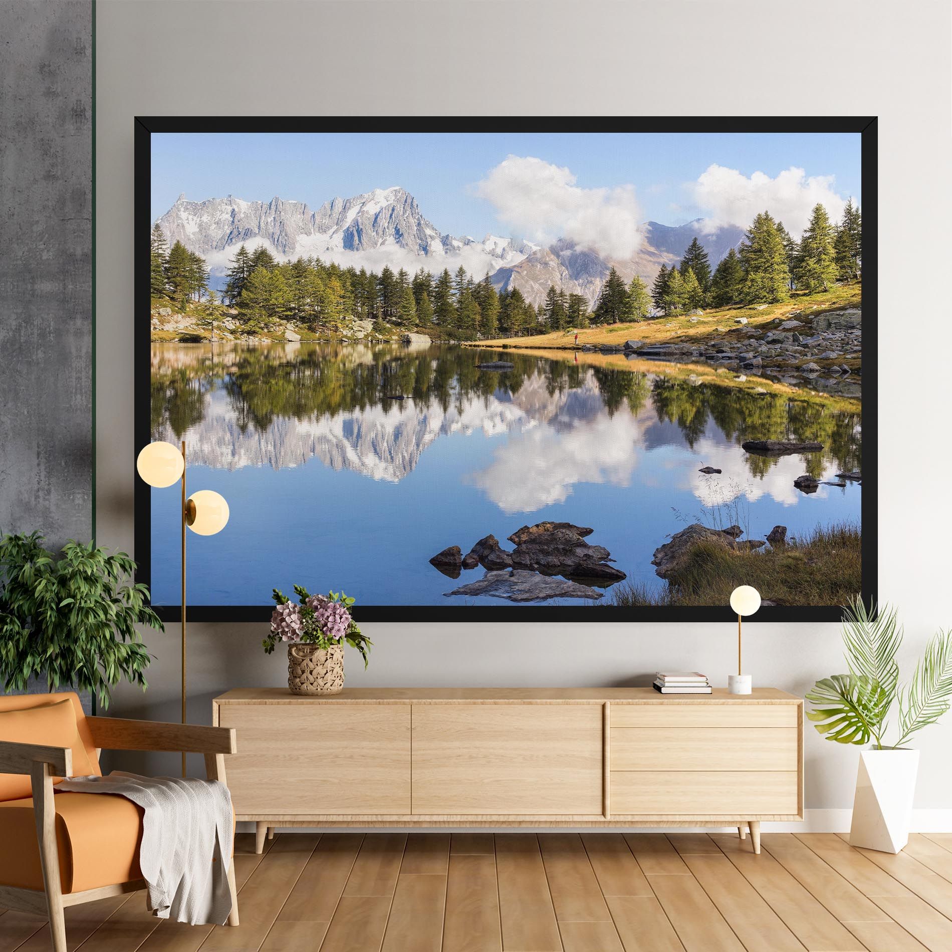 Mountain Reflection mockup 9