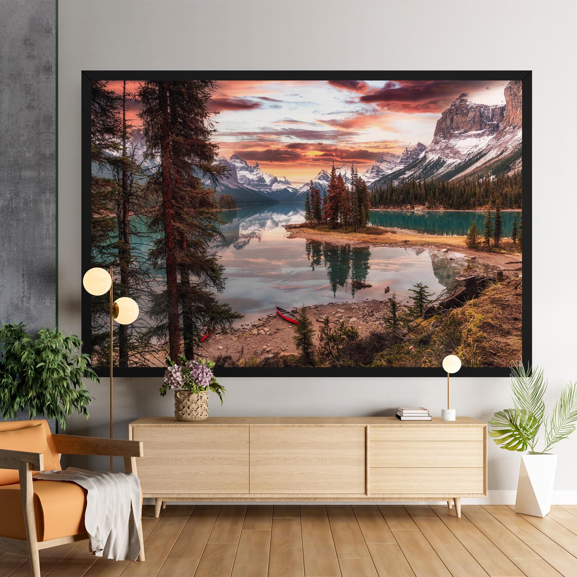 Sunset Lake View mockup 9