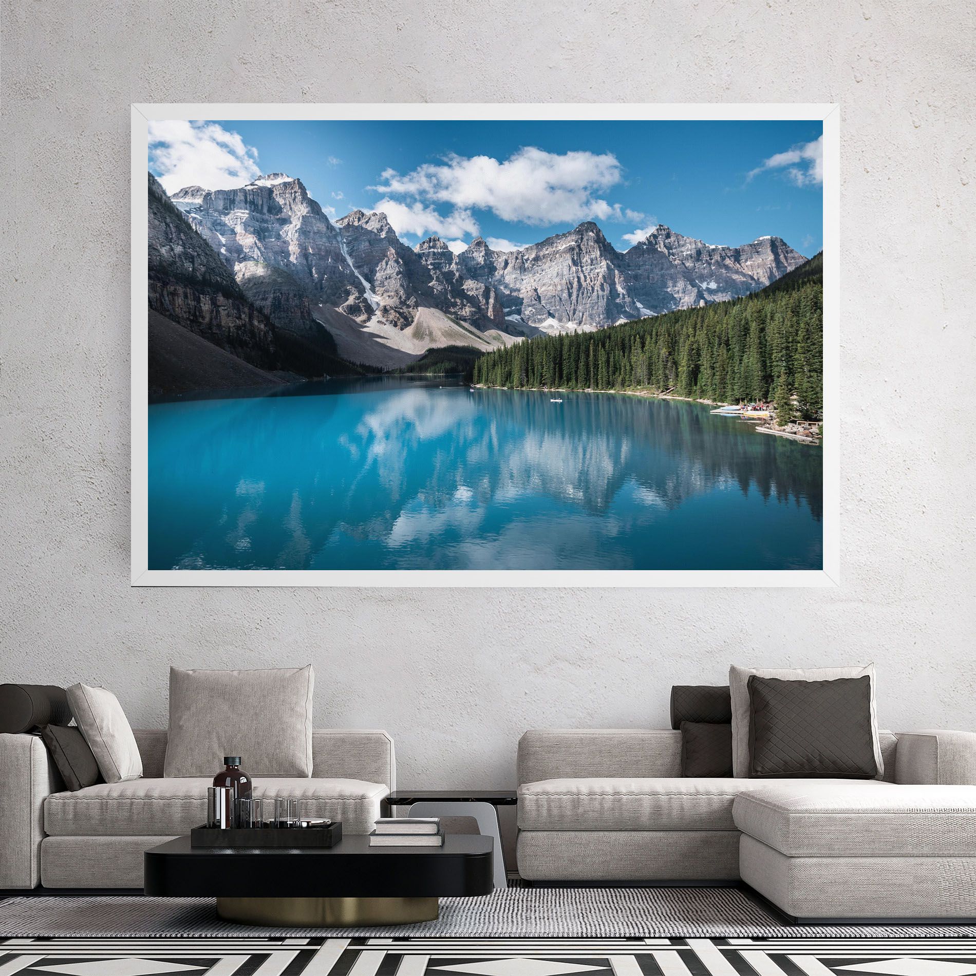 Beautiful Lake Canada mockup 2