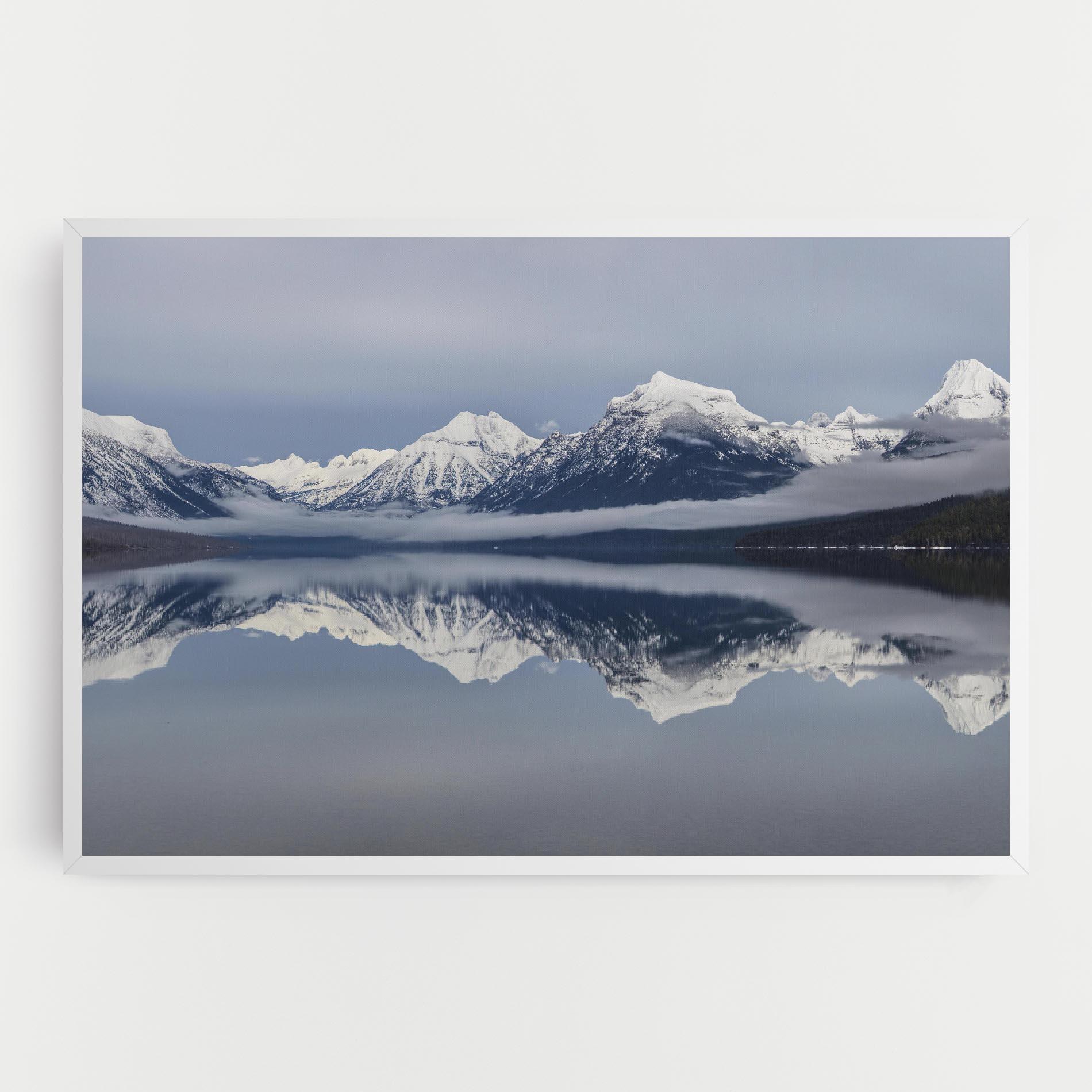 Картина на платно Beautiful Snowy Mountain mockup 0