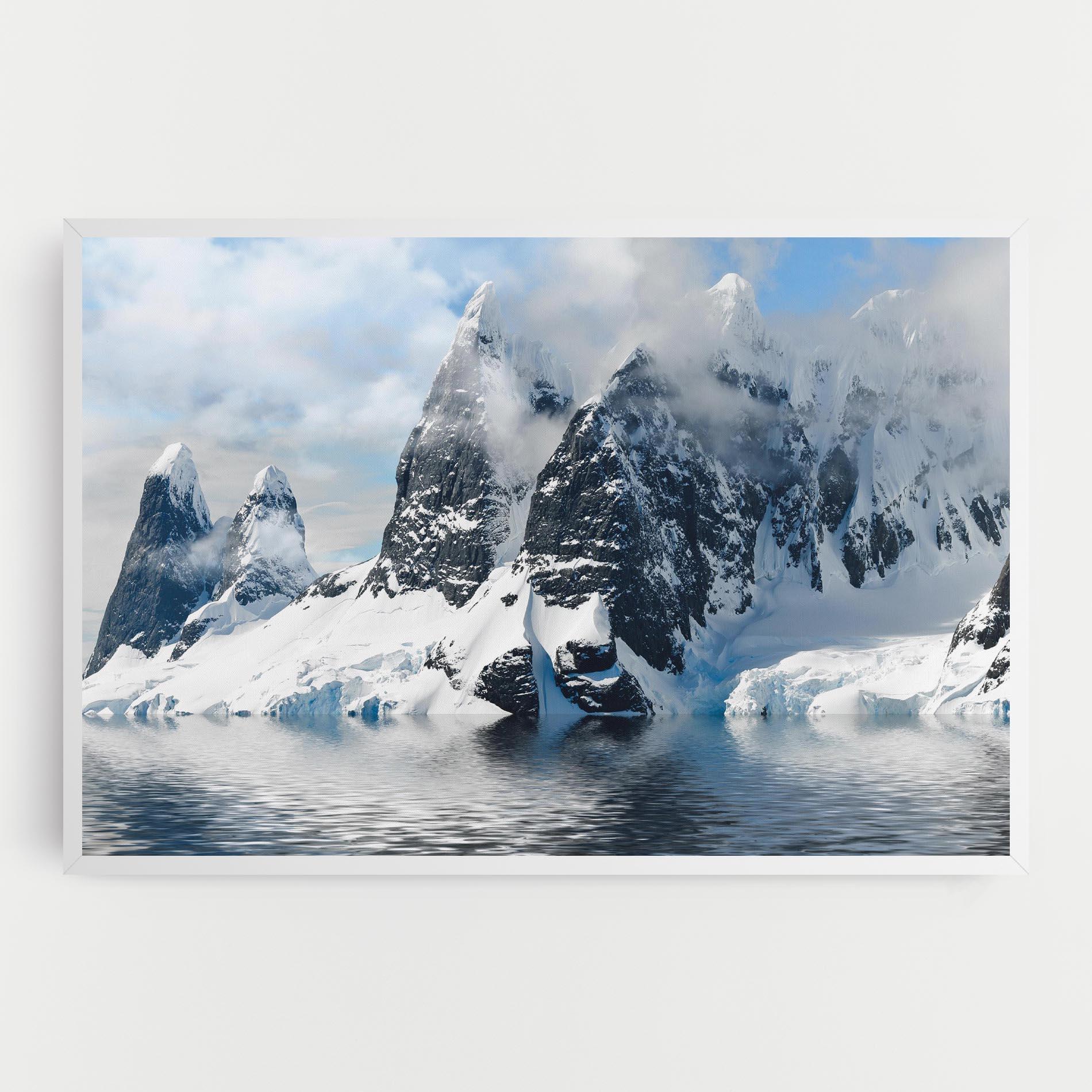Картина на платно Glacial Mountains mockup 0