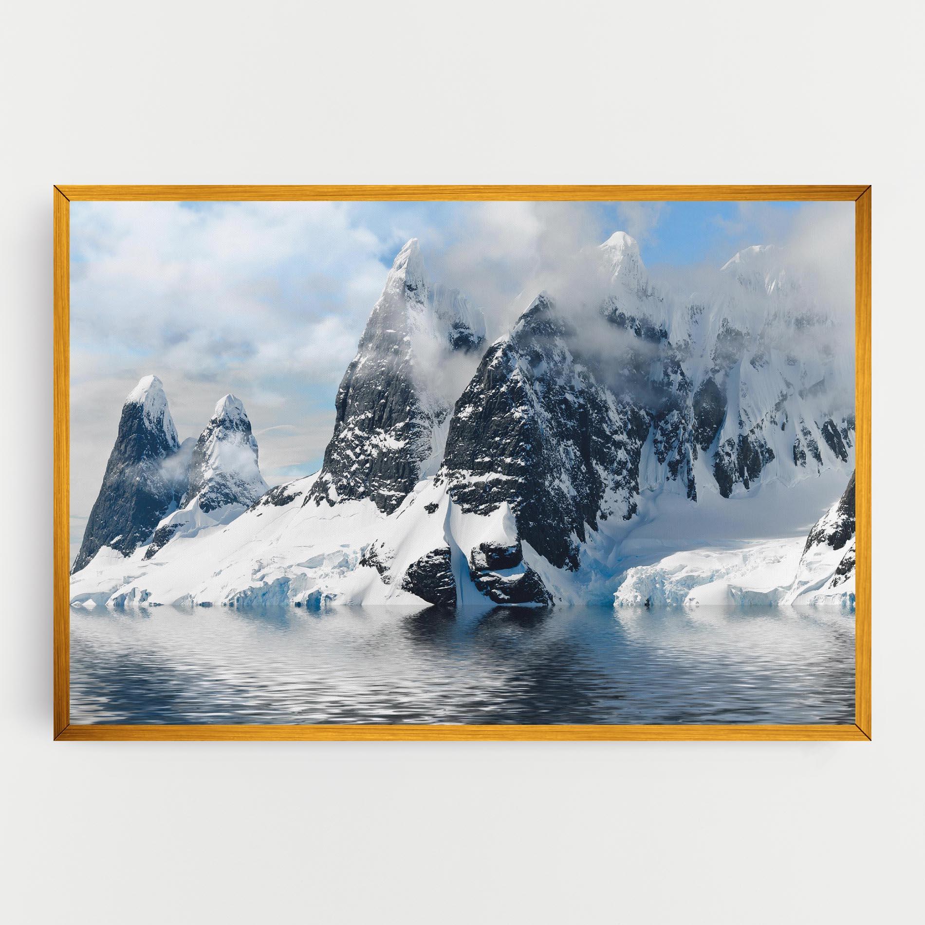 Картина на платно Glacial Mountains mockup 0