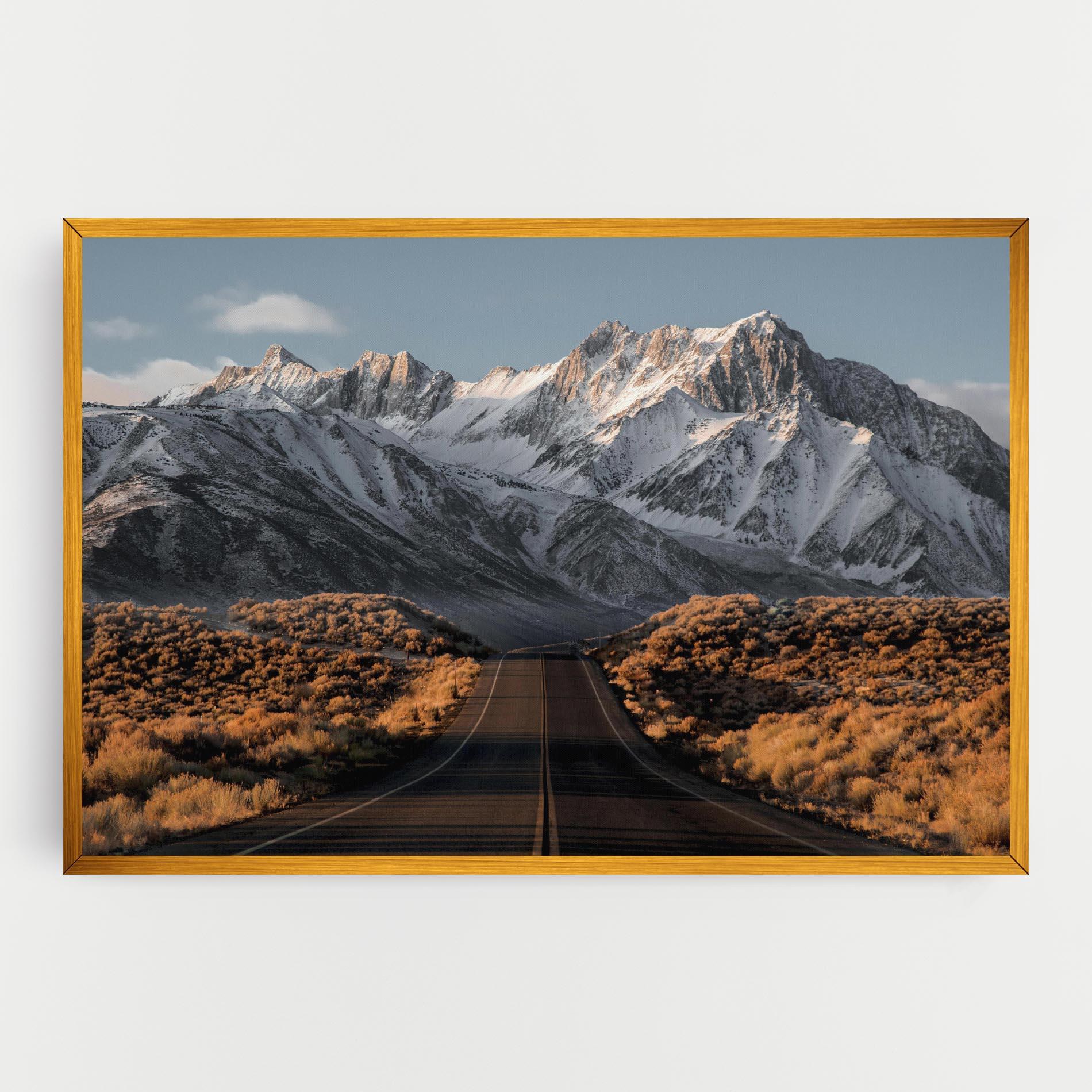 Картина на платно Nice Mountain Road mockup 0